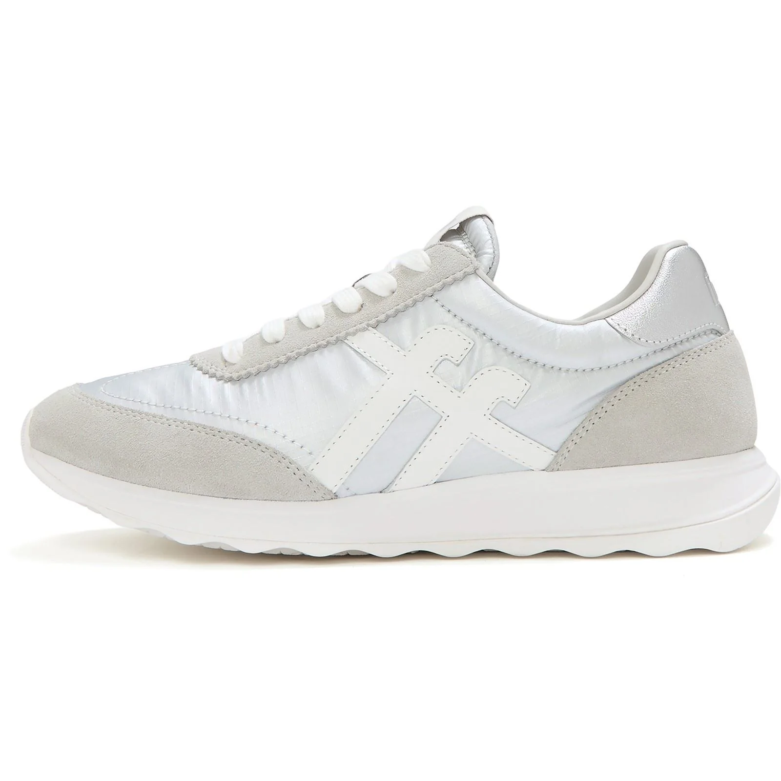 Fitflop(GARD) (18713291) (18713291) (44311-83053) WHITE RETRO-Q FF SNEAKER WHITE size 4 - Image 4