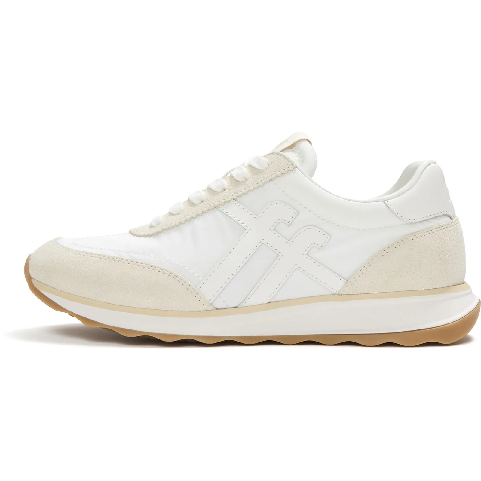 Fitflop Retro-Q FF Nylon Women's Urban White Mix Trainers - Image 4
