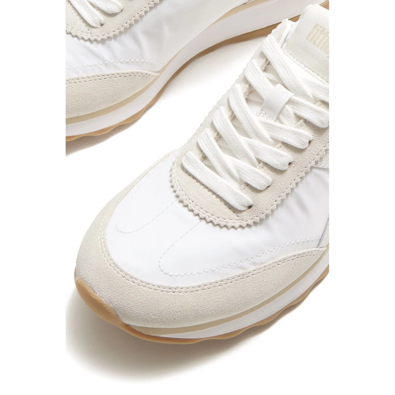 Fitflop Retro-Q FF Nylon Women's Urban White Mix Trainers - Image 5