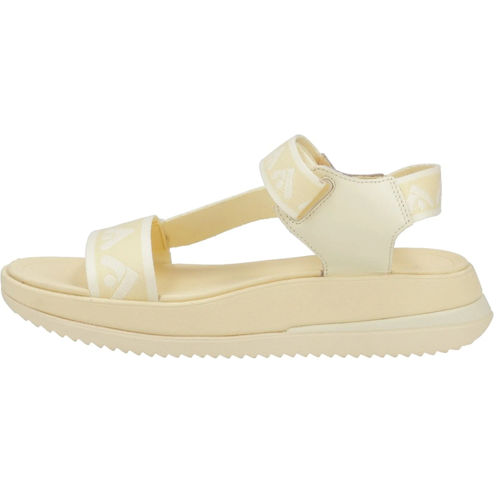 Fitflop Surff Back Strap Polyester/Leather Women's Mellow Yellow Wide Sandals - Image 5