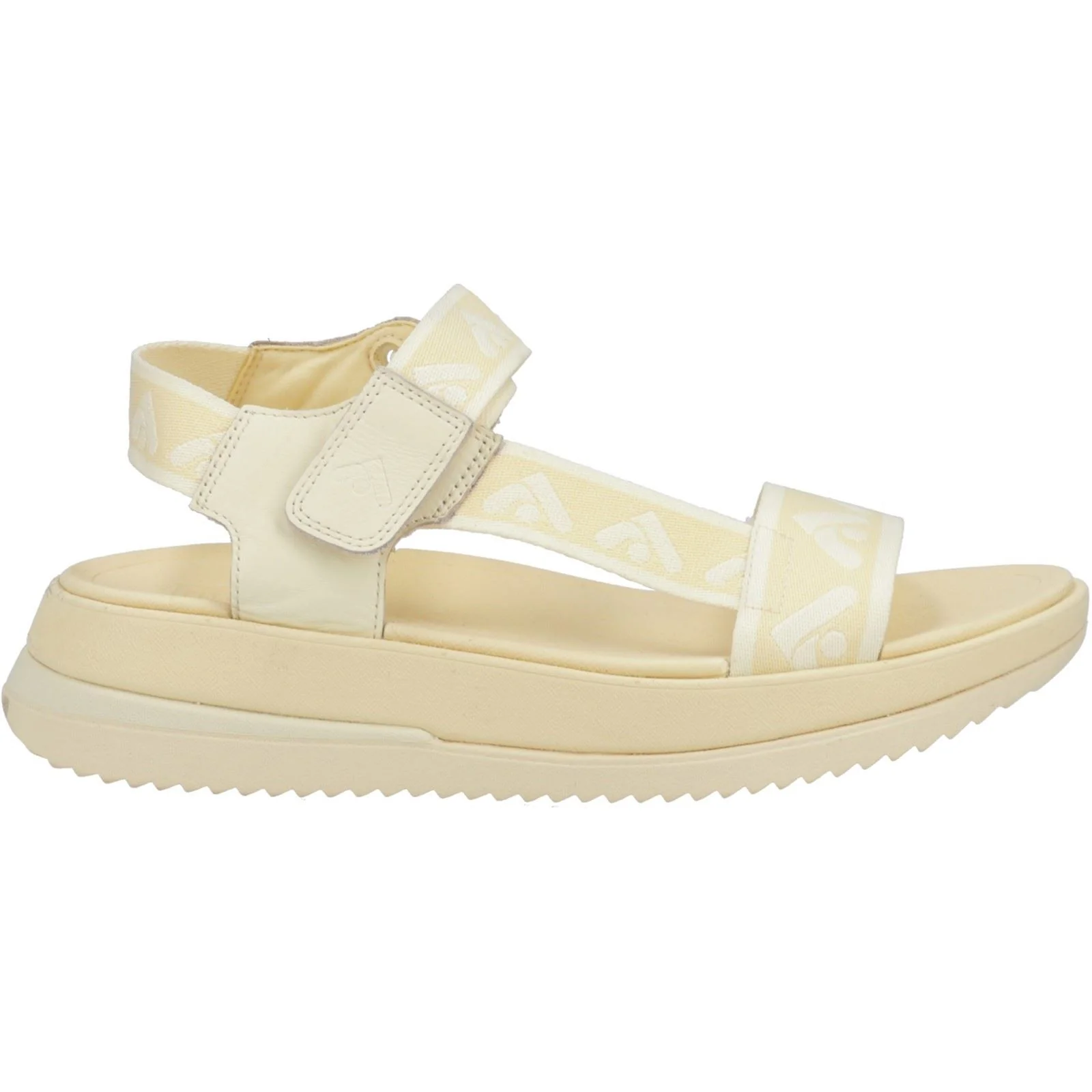 Fitflop Surff Back Strap Polyester/Leather Women's Mellow Yellow Wide Sandals - Image 6