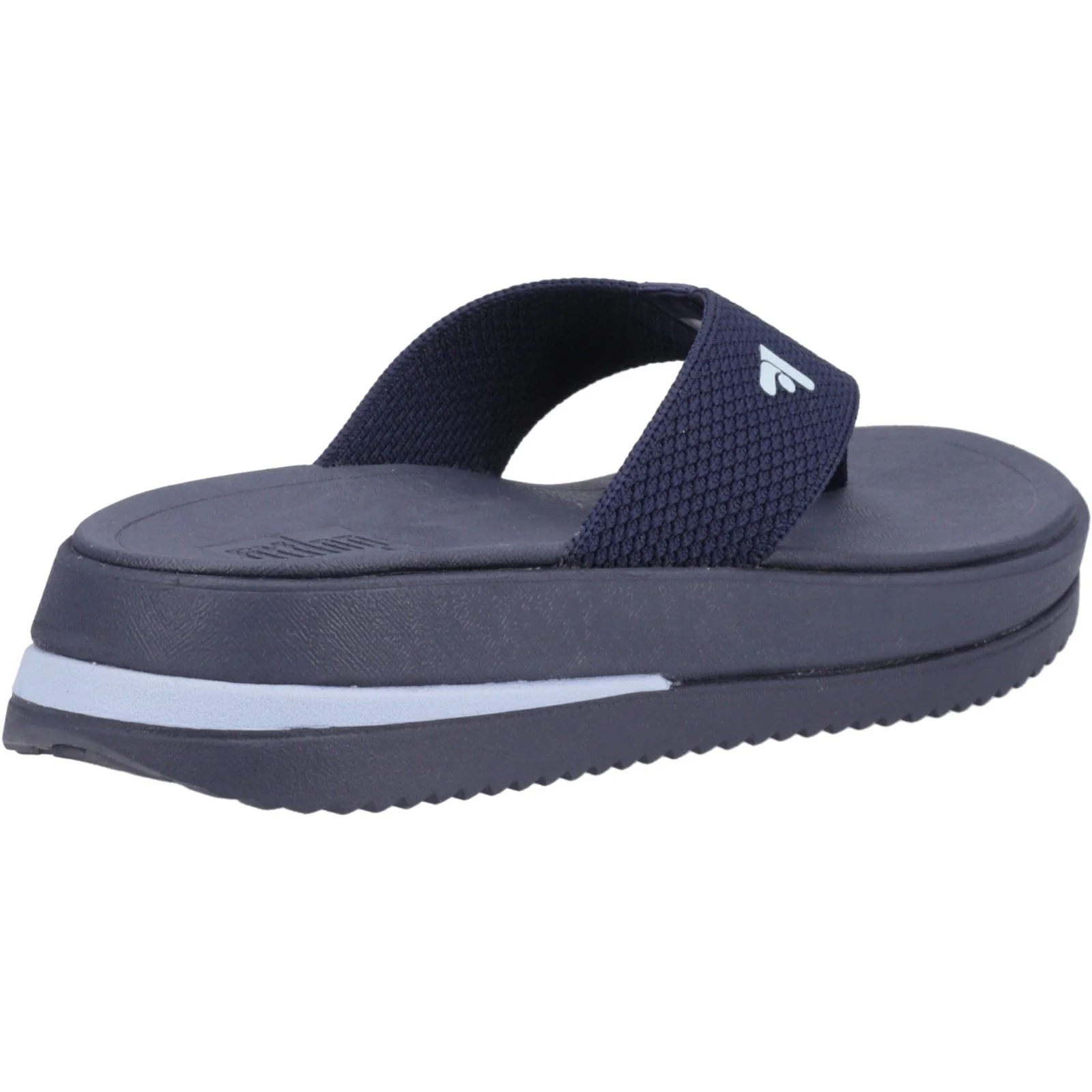 Fitflop Surff Two-tone Polyester Women's Midnight Navy Wide Sandals - Image 2