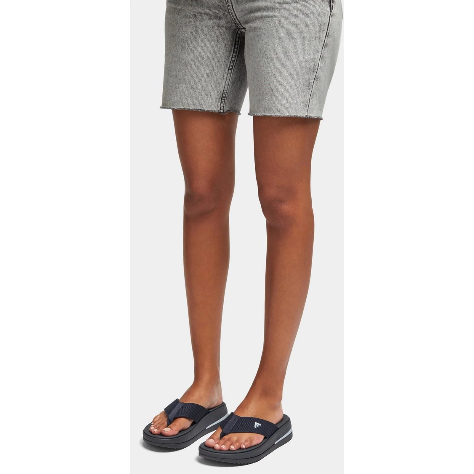 Fitflop Surff Two-tone Polyester Women's Midnight Navy Wide Sandals - Image 8