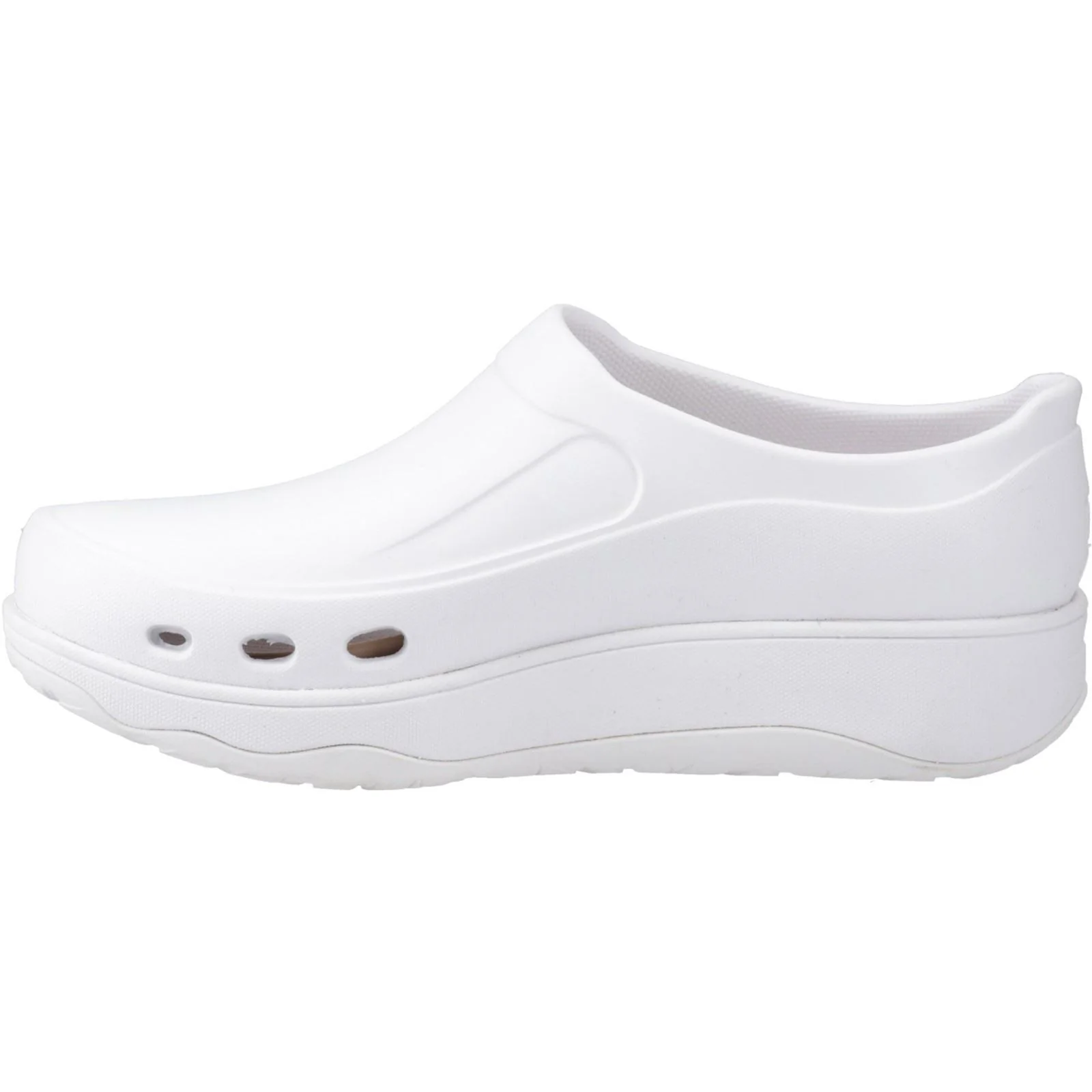 Fitflop Work High-Performance Professional EVA Women's Urban White Standard Clogs - Image 4