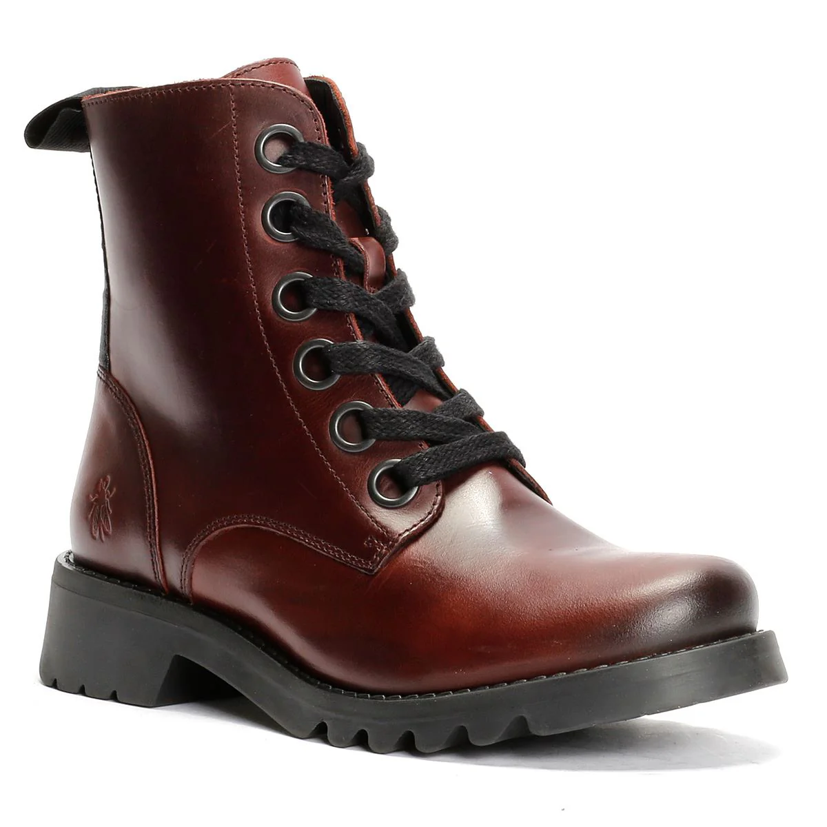 Fly London Ragi Leather Women's Wine Boots - Image 2