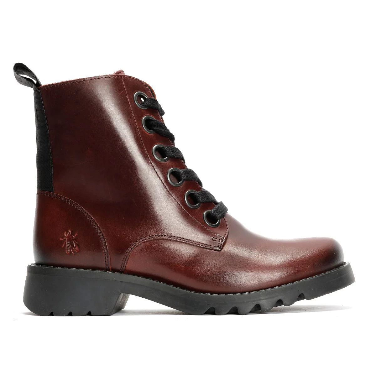 Fly London Ragi Leather Women's Wine Boots - Image 5