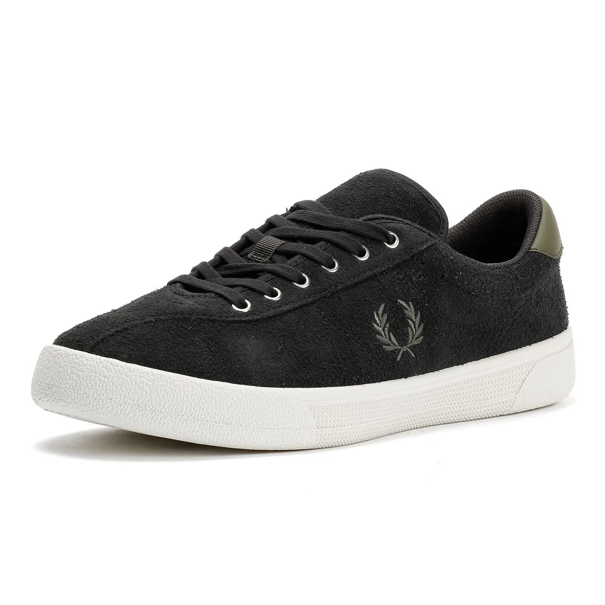 Fred Perry Tennis Shoe Suede Men's Anchor Grey Trainers - Image 3