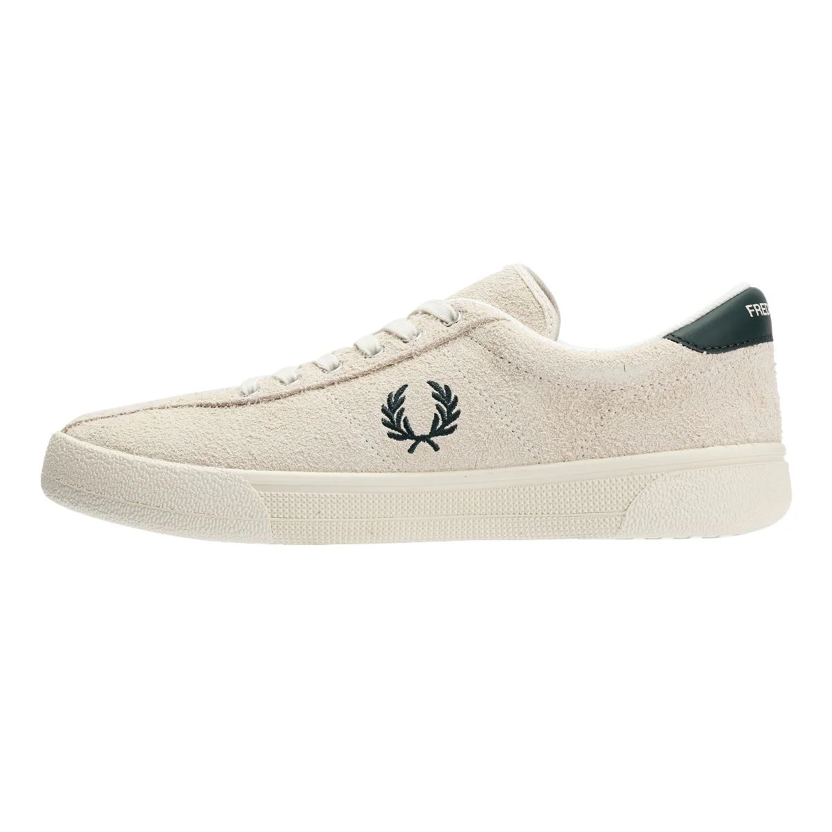 Fred Perry Tennis Shoe Suede Men's Ecru/Grassroot Trainers - Image 6