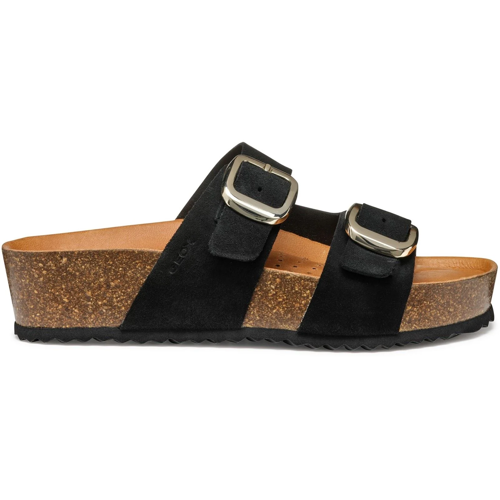 Geox D BRIONIA H Leather Women's Black Sandals - Image 5