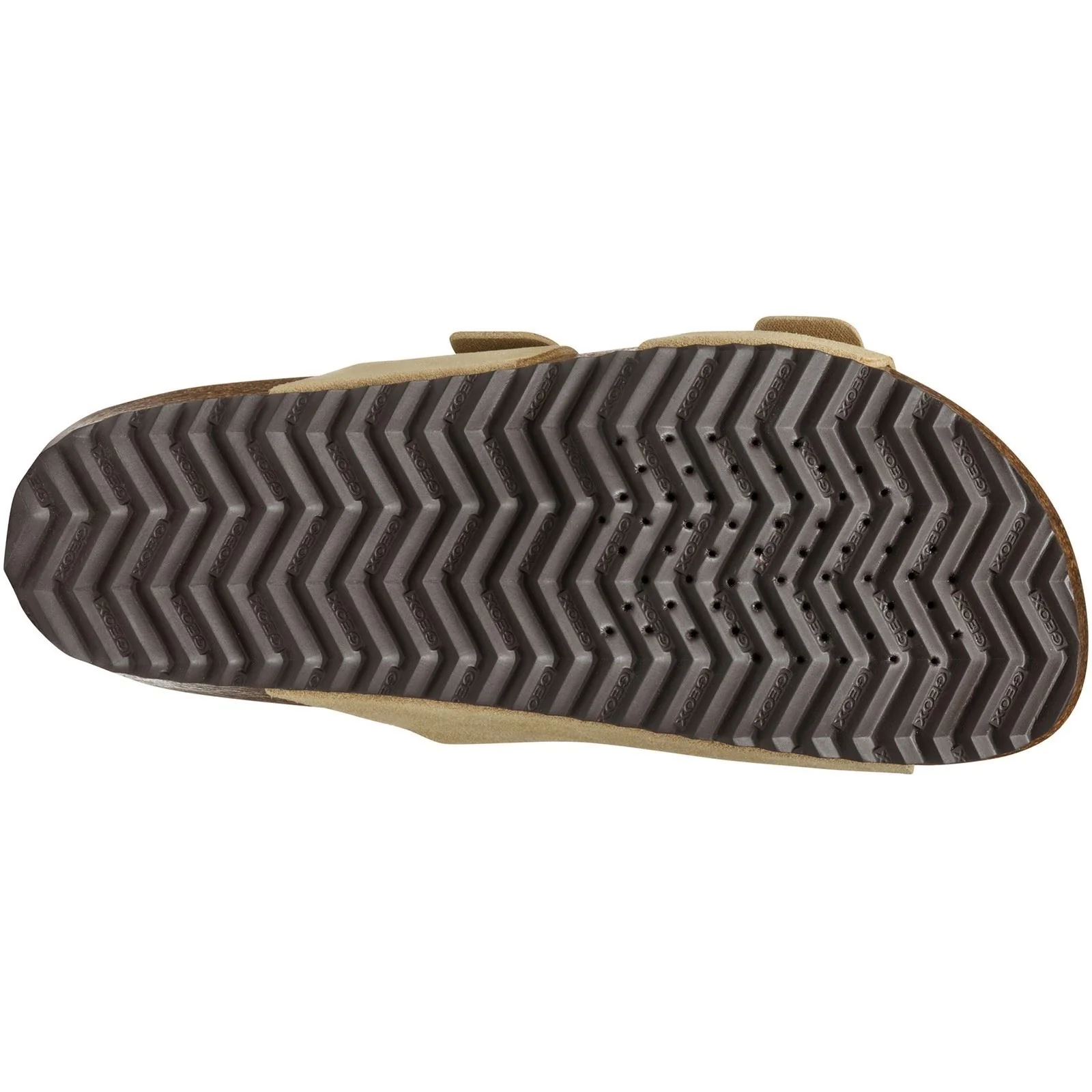 Geox D BRIONIA H Leather Women's Light Taupe Sandals - Image 3