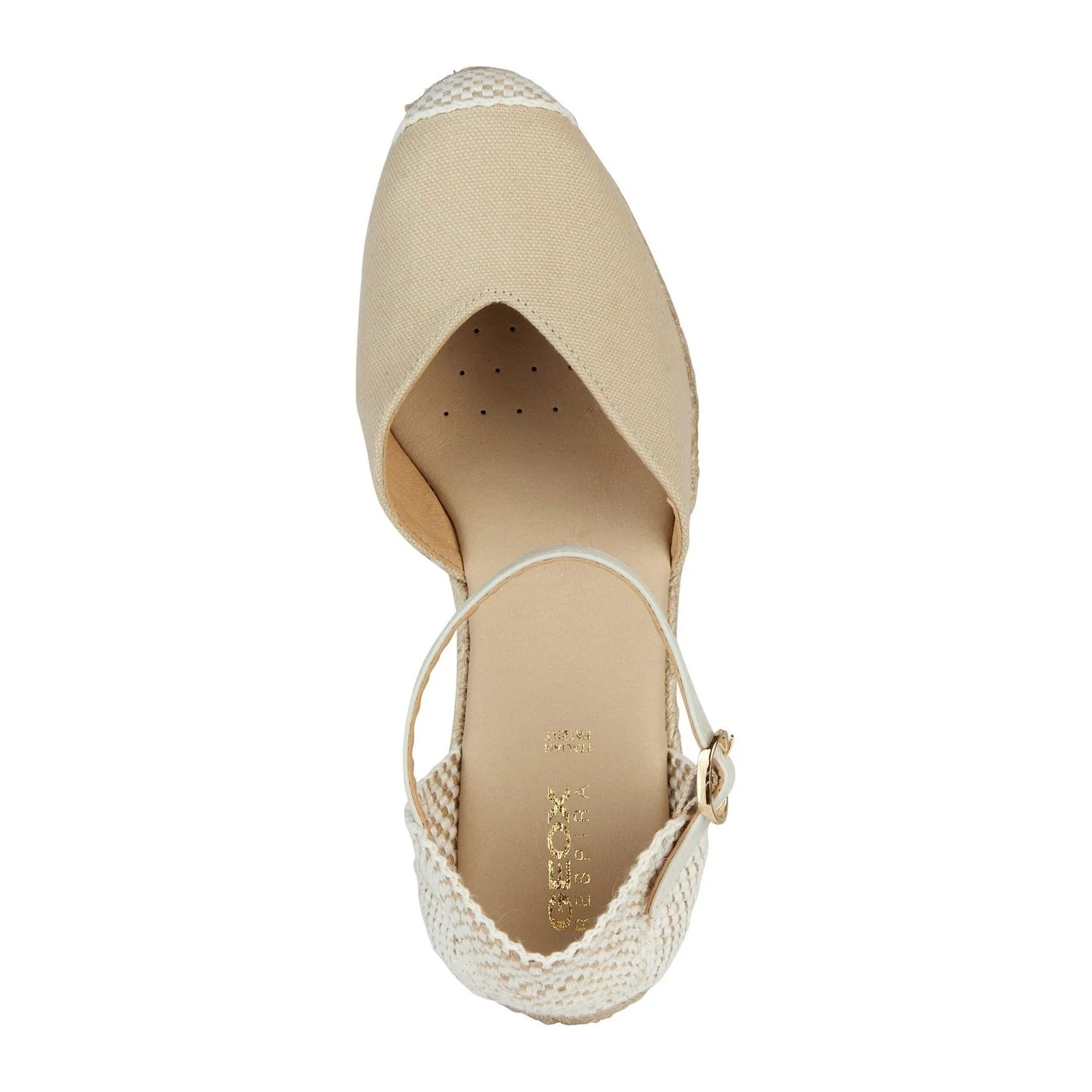 Geox Women's D GELSA A SANDALS in Light Sand - Image 4