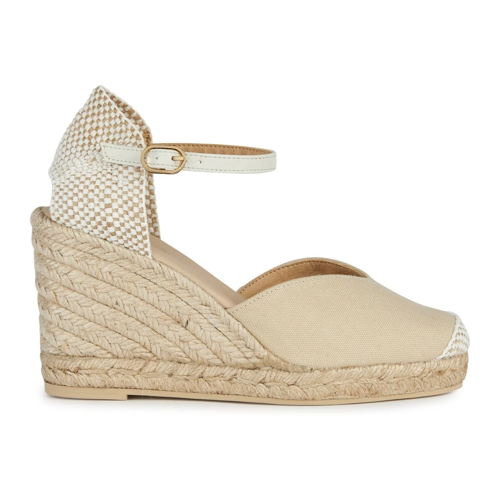 Geox Women's D GELSA A SANDALS in Light Sand - Image 5