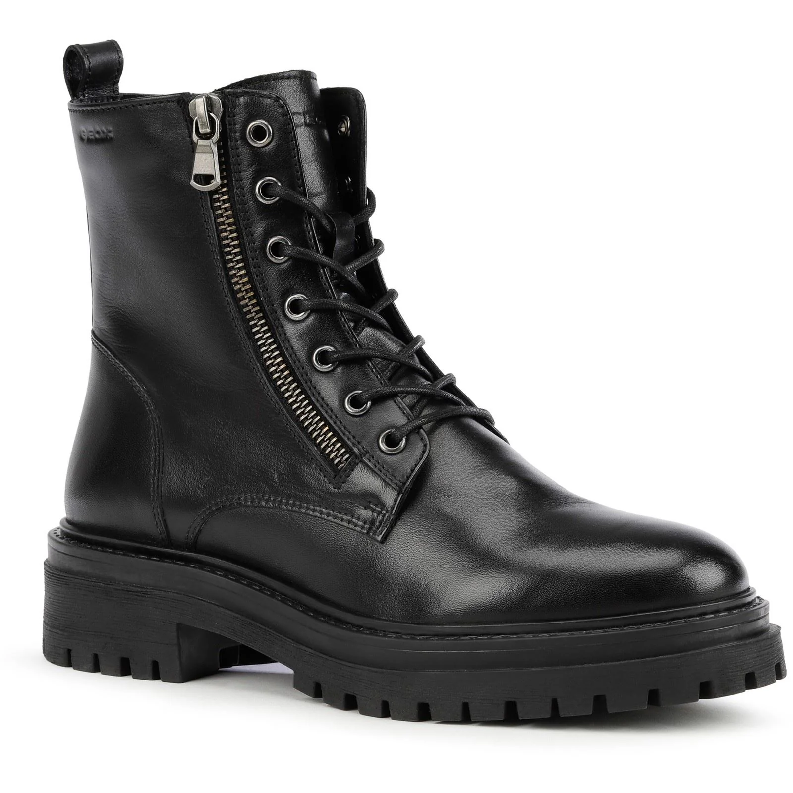 Geox Women's D IRIDEA F ANKLE BOOTS in Black