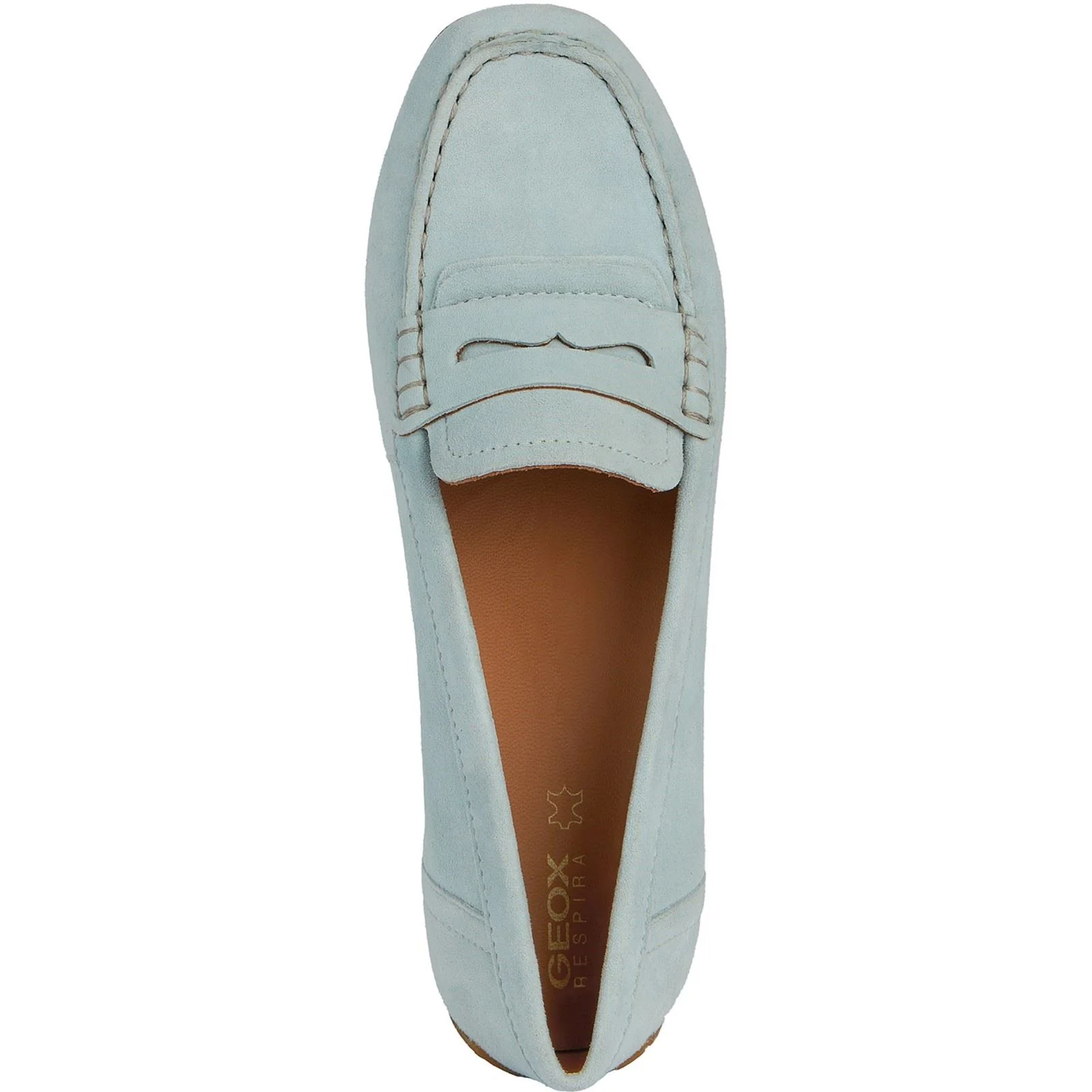 Geox Women's D Kosmopolis Moccasins in Light Blue - Image 4