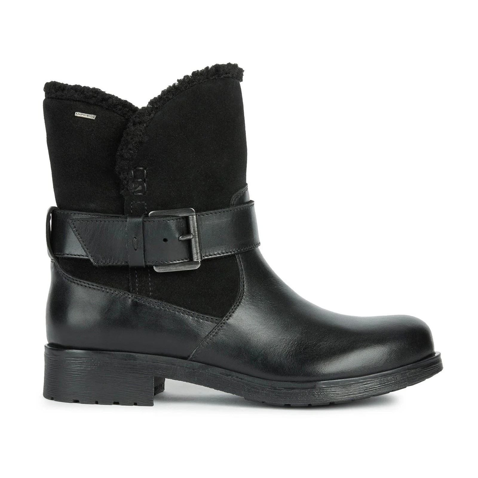 Geox Women's D RAWELLE B ABX A ANKLE BOOTS in Black - Image 4