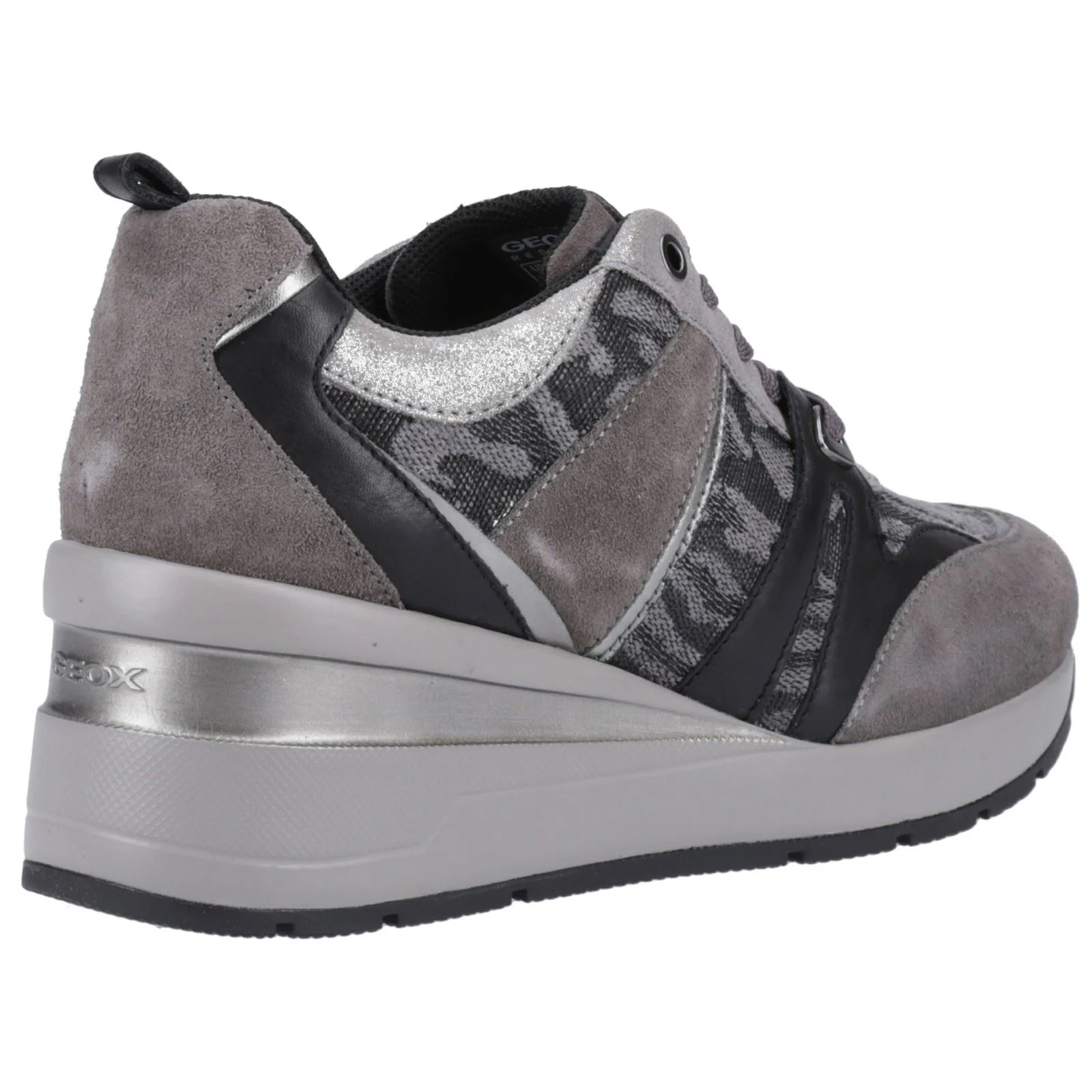 Geox Women's D ZOSMA B SNEAKERS in Dark Grey - Image 2