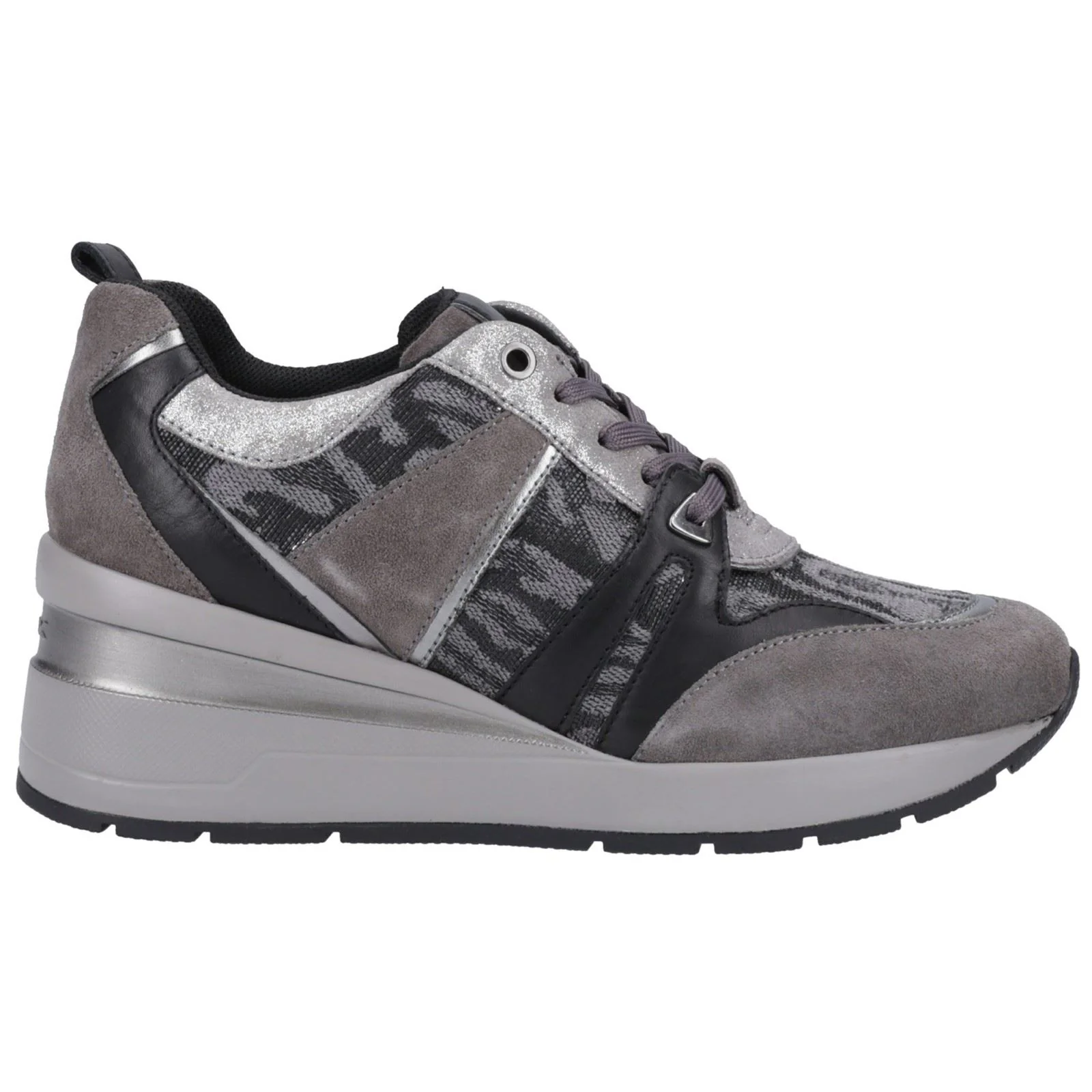 Geox Women's D ZOSMA B SNEAKERS in Dark Grey - Image 4