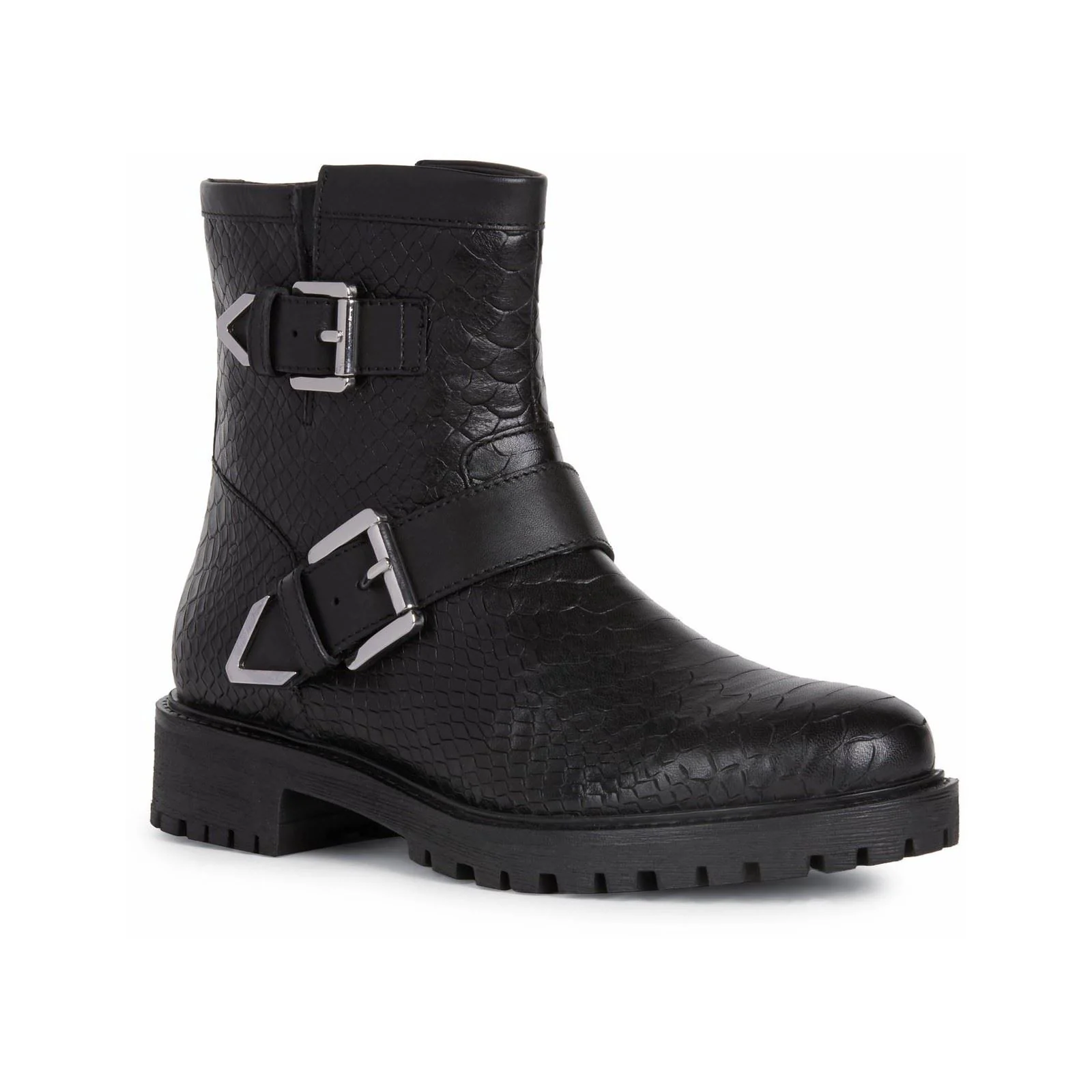 Geox Women's Hoara Ankle Boots in Black
