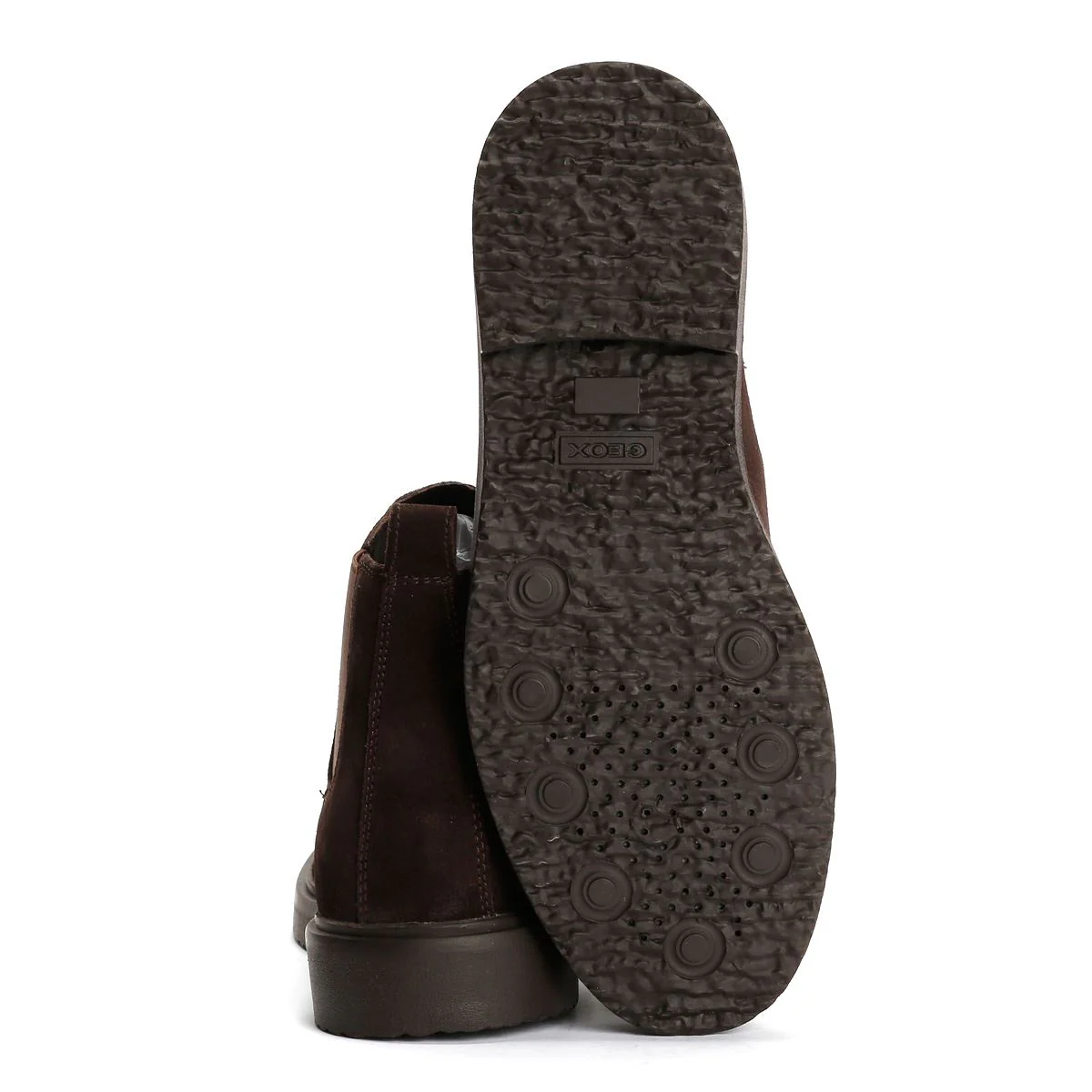 Geox Massimiano B Suede Men's Dark Brown Boots - Image 4