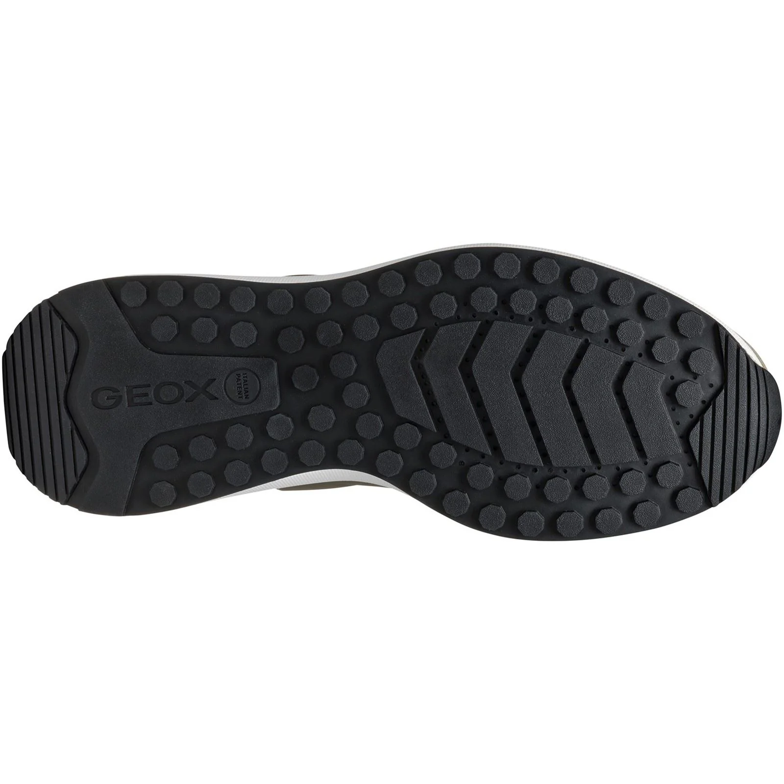Geox U VOLPIANO Leather Men's Sage Trainers - Image 3