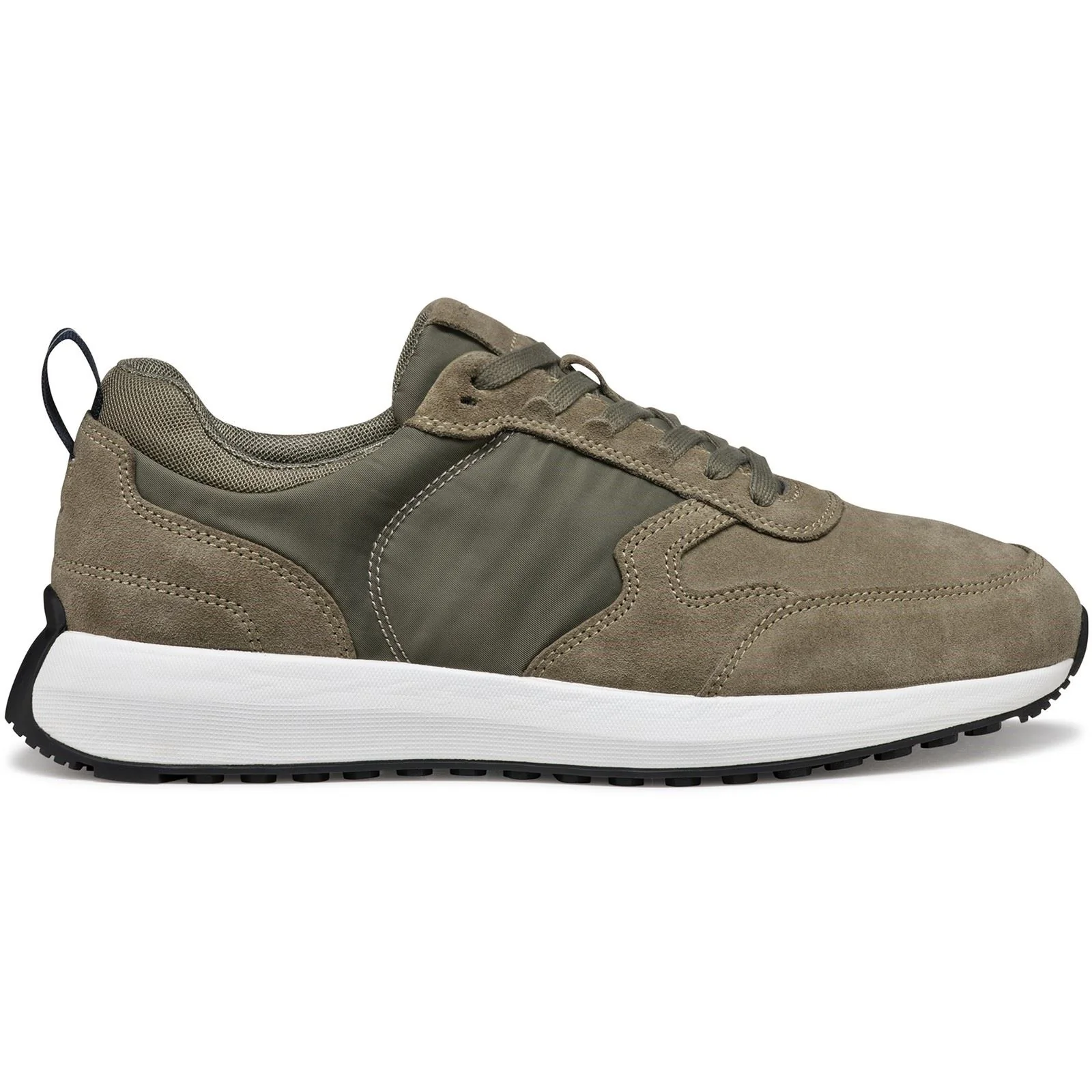 Geox U VOLPIANO Leather Men's Sage Trainers - Image 5