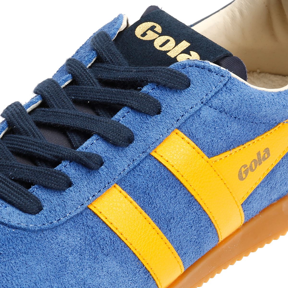 Gola Elan Suede Women's Sapphire/Sun/Navy Trainers - Image 7