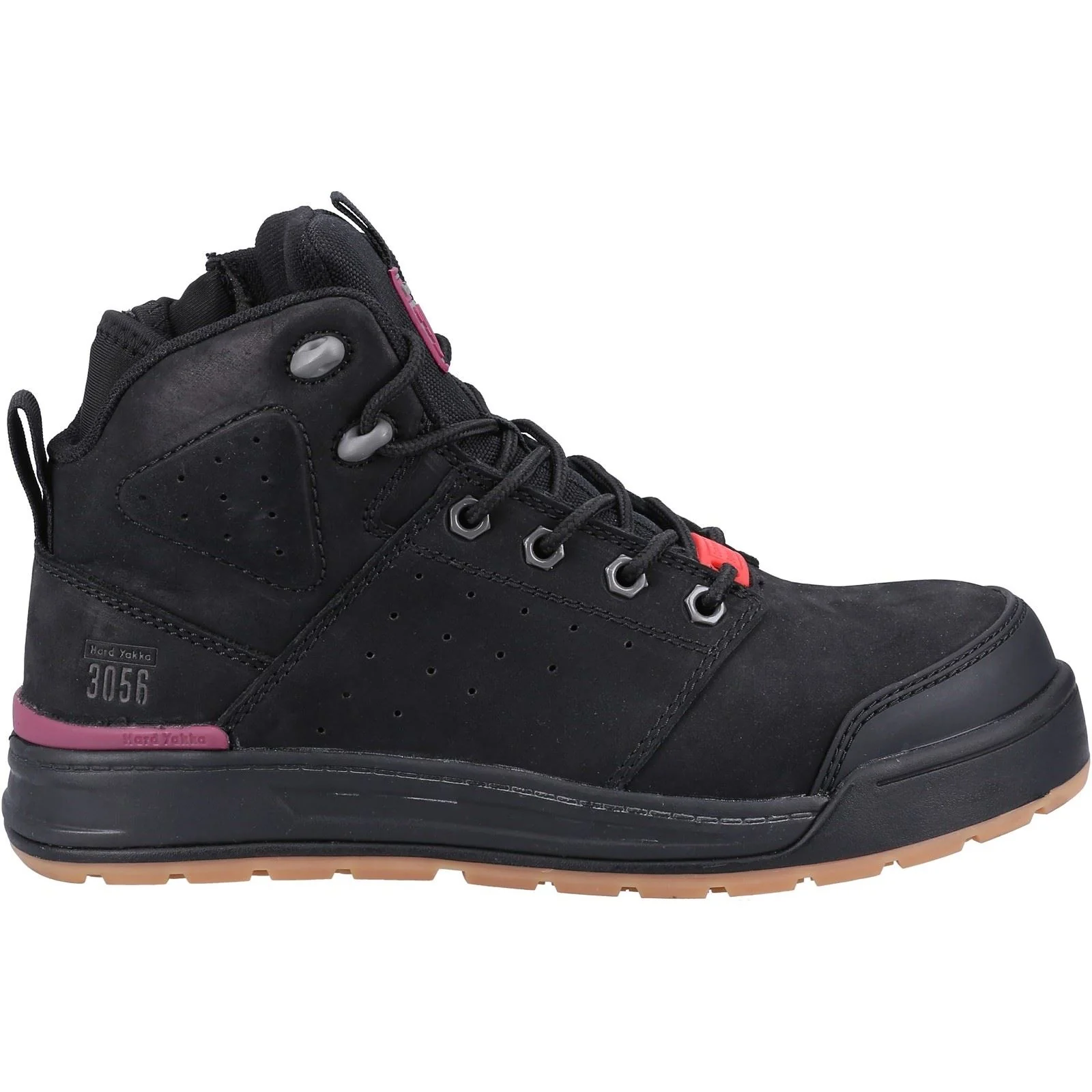 Hard Yakka Women's 3056 PR Side Zip Safety Boot in Black - Image 5