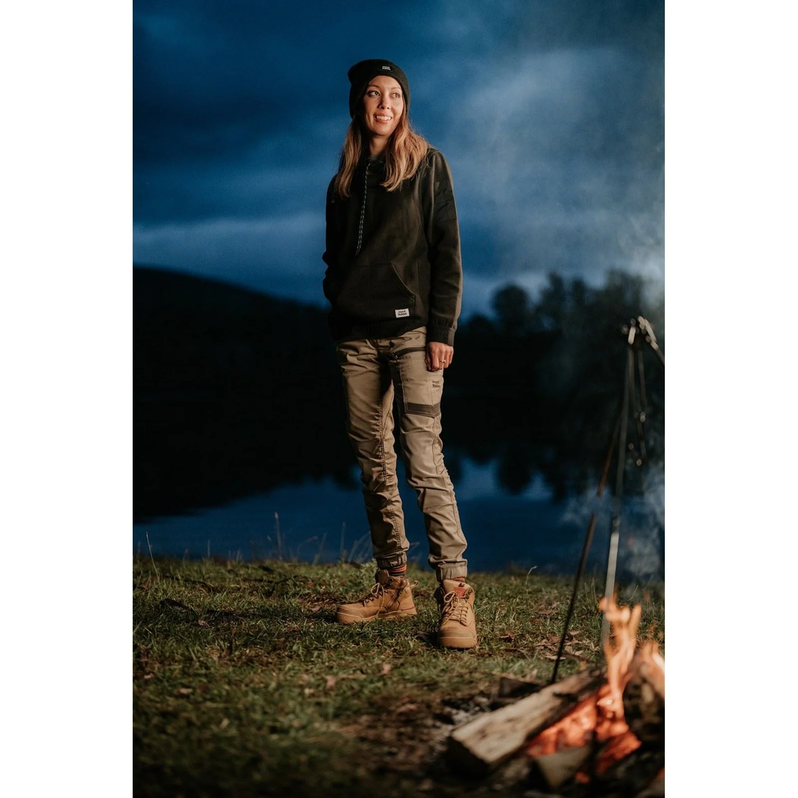 Hard Yakka Women's 3056 PR Side Zip Safety Boot in Wheat - Image 6