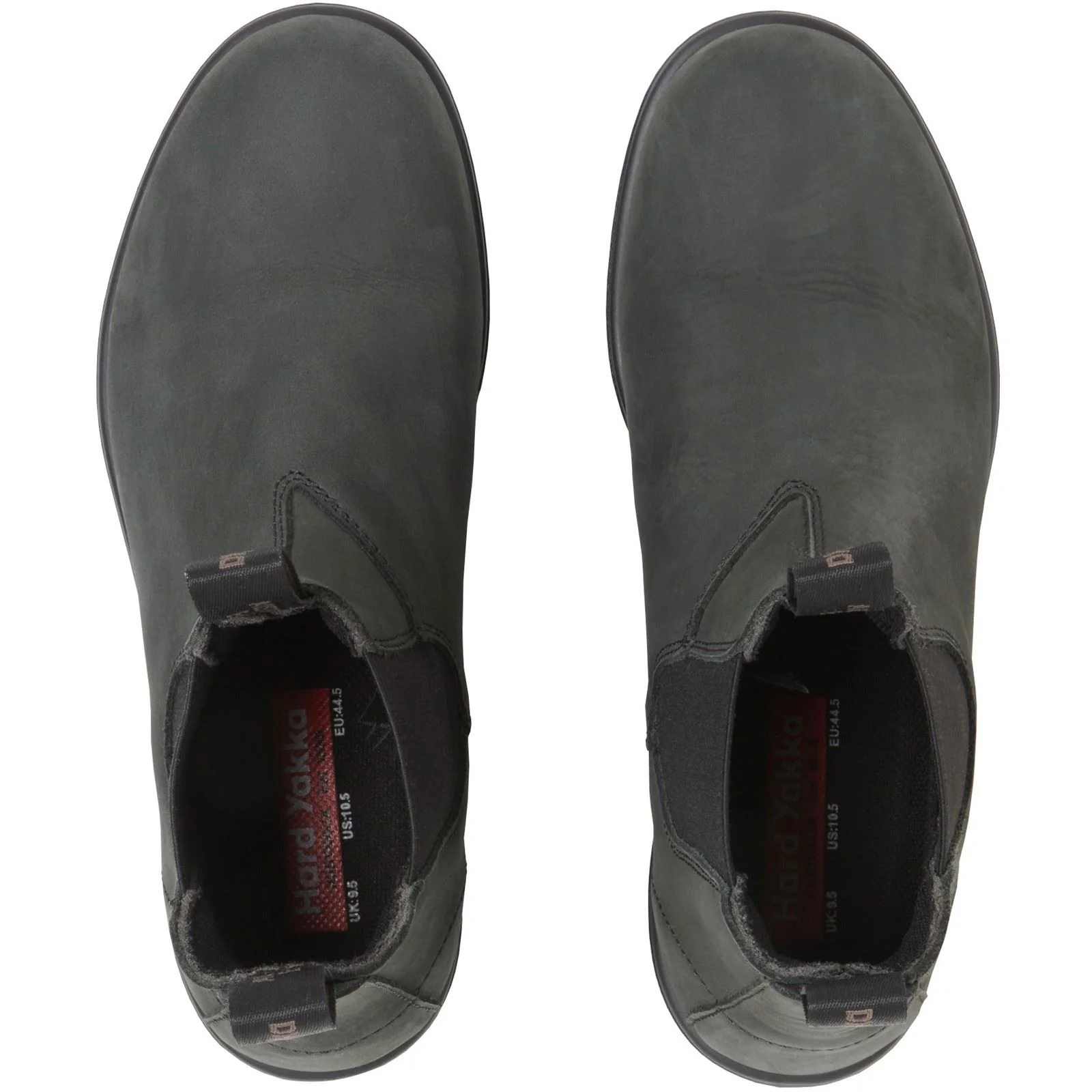 Hard Yakka Men's Brunswick Nubuck Boots in Charcoal Nubuck - Image 4