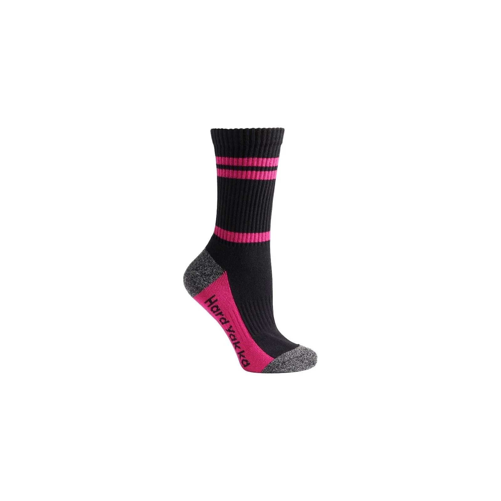 Hard Yakka Crew 3 Pack Cotton Women's Multicoloured Work Socks - Image 5