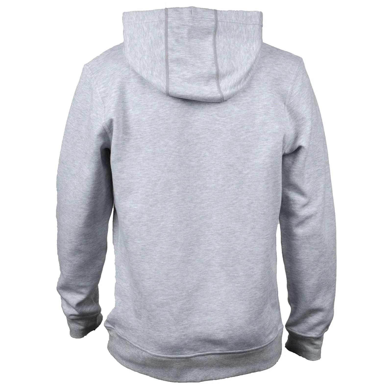 Hard Yakka Men's Embossed Pullover Hoodie in Light Grey Marle - Image 2