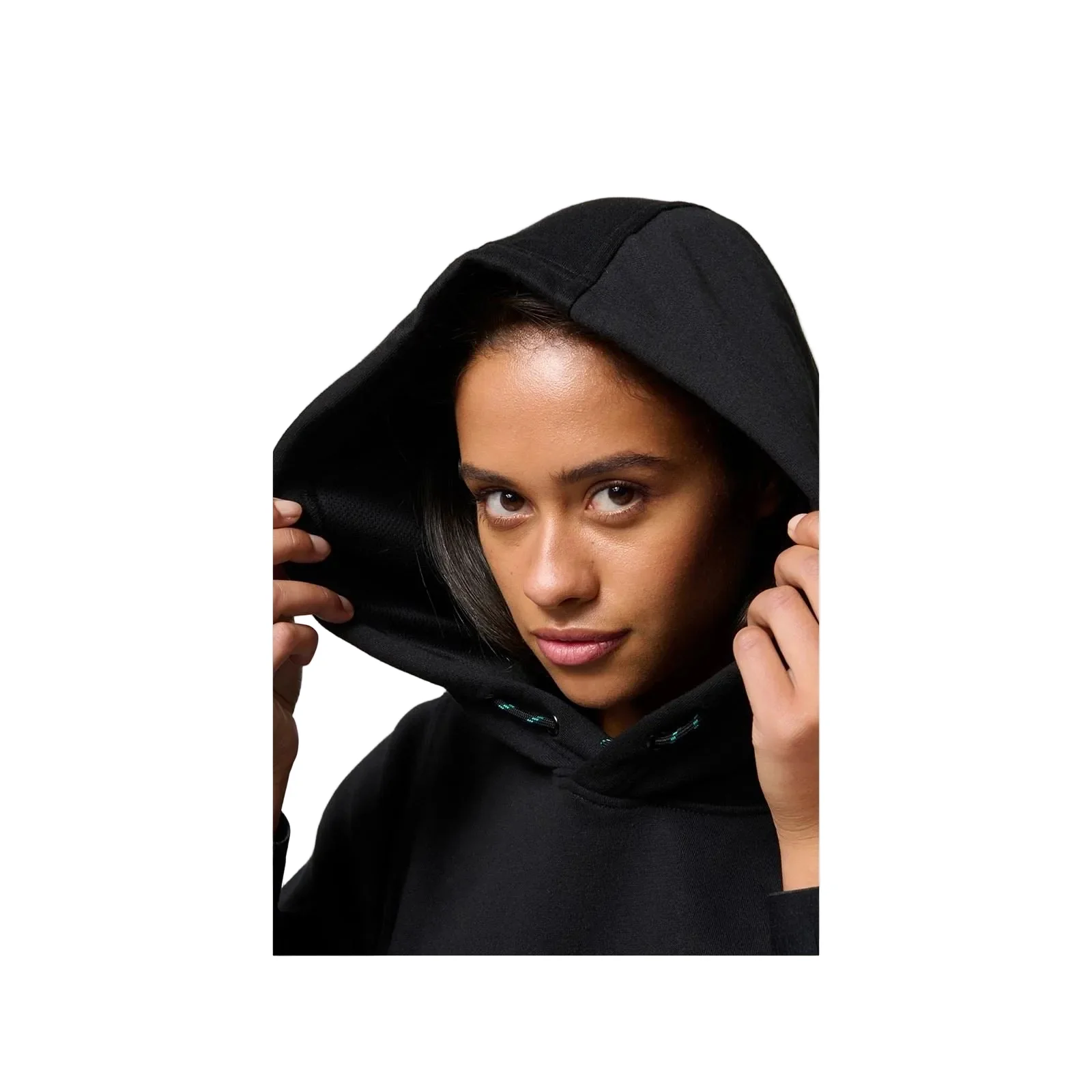 Hard Yakka Gladiator Cotton Women's Black Hooded Sweatshirt - Image 7