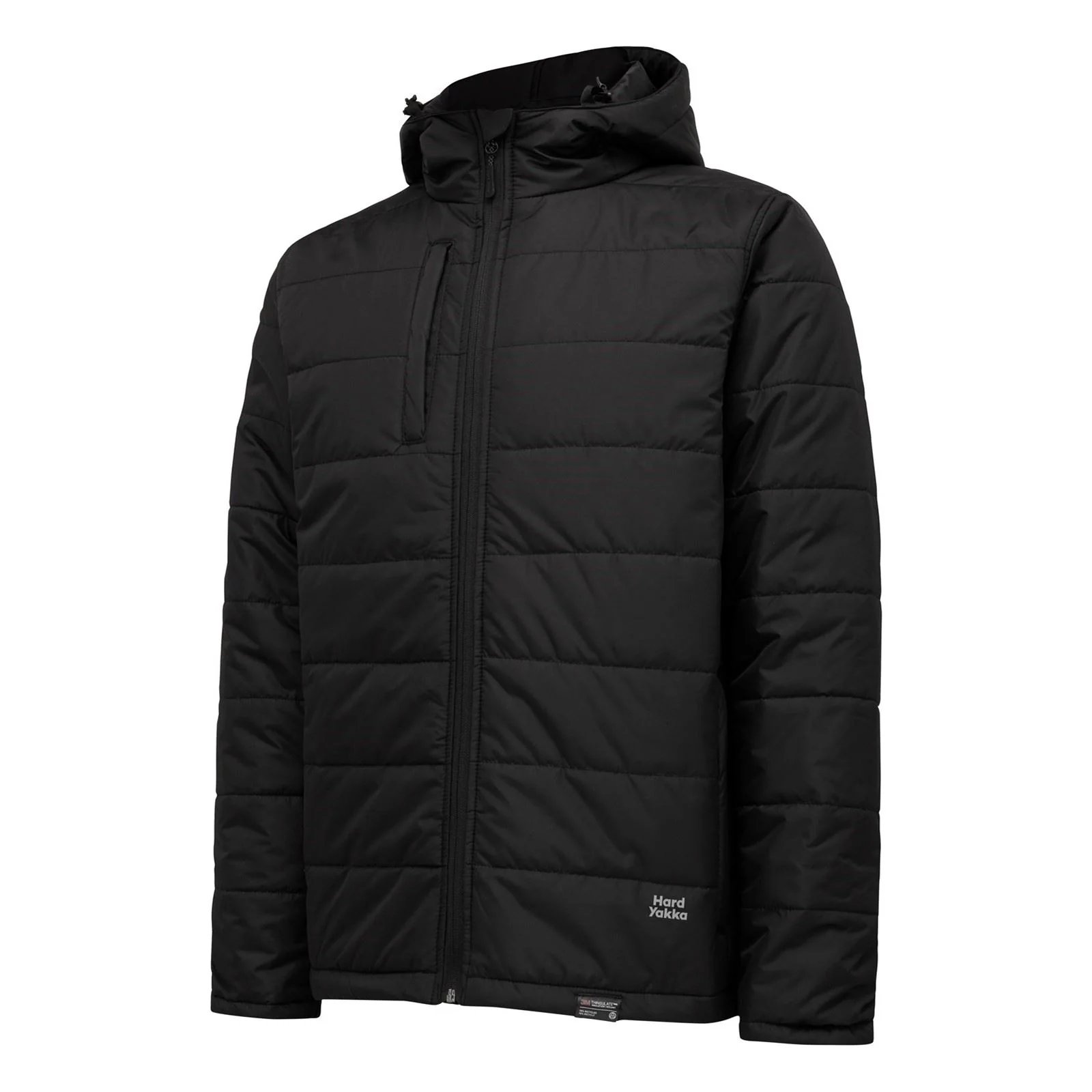 Hard Yakka Men's Puffa 2.0 Jacket in Black - Image 2