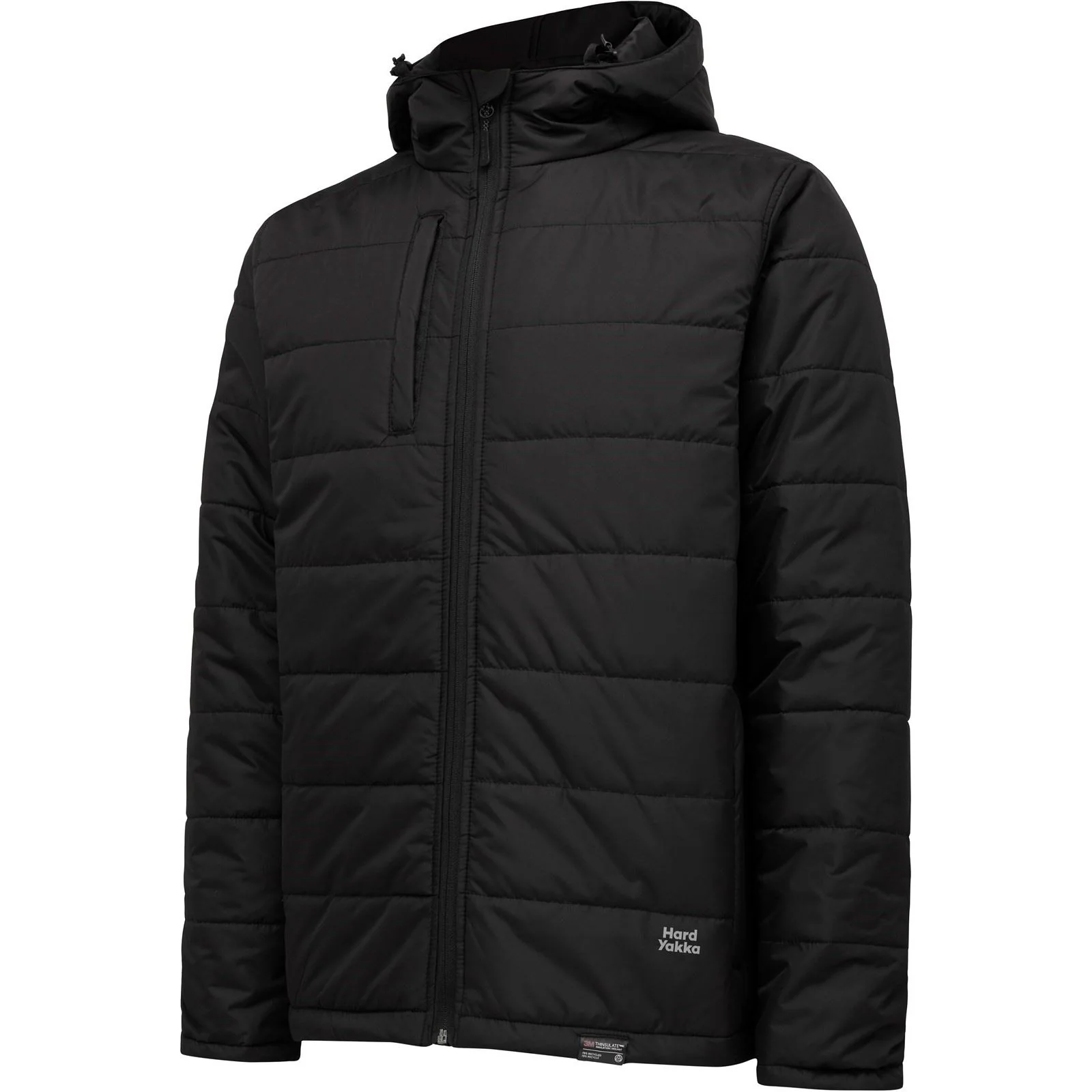 Hard Yakka Men's Puffa 2.0 Jacket in Black - Image 6