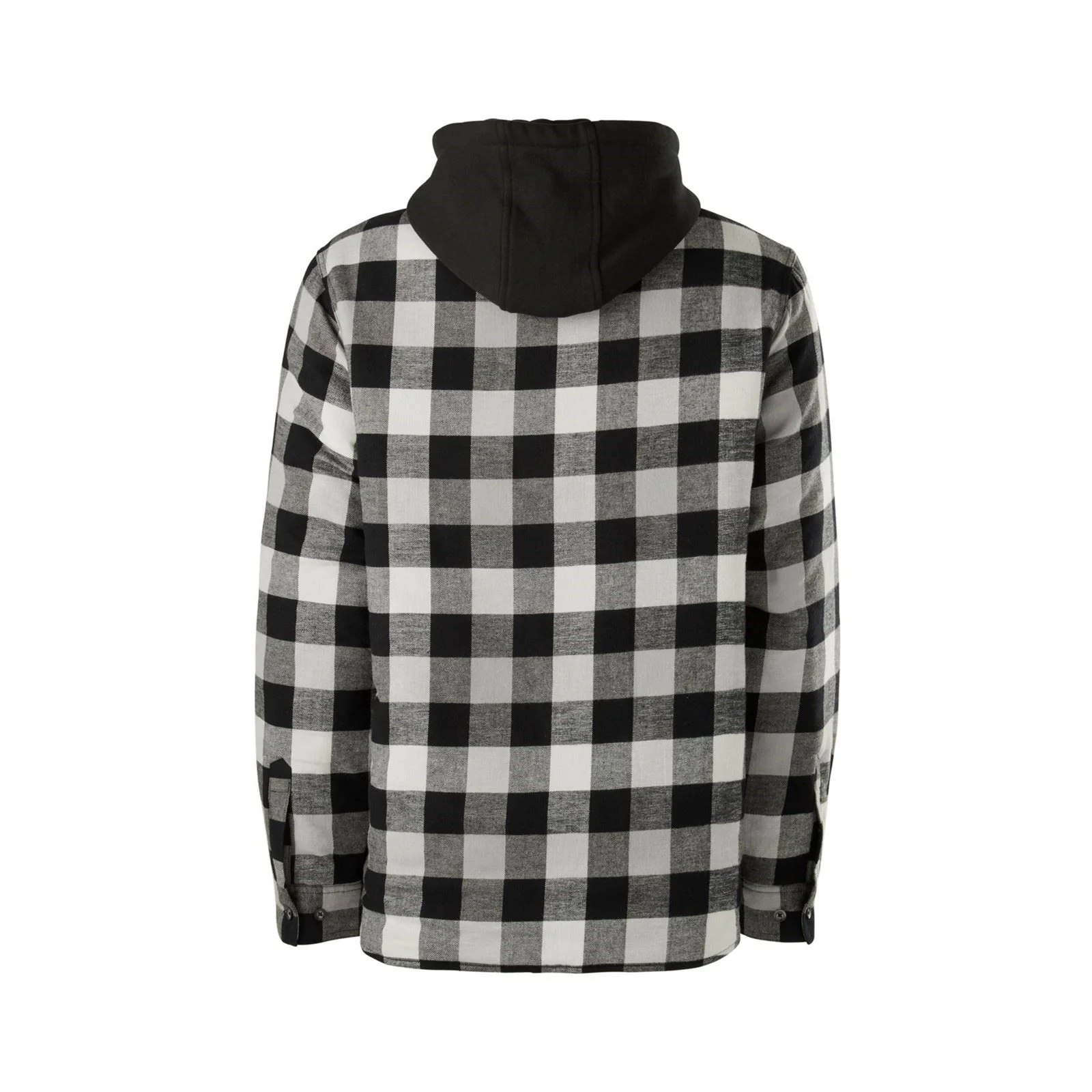 Hard Yakka Men's Quilted Flannel Shacket in Grey - Image 2