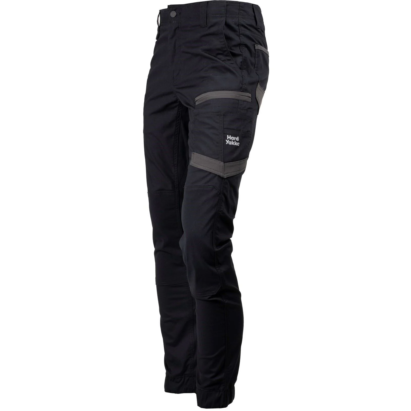 Hard Yakka Men's Raptor Cuff Pant in Black - Image 3