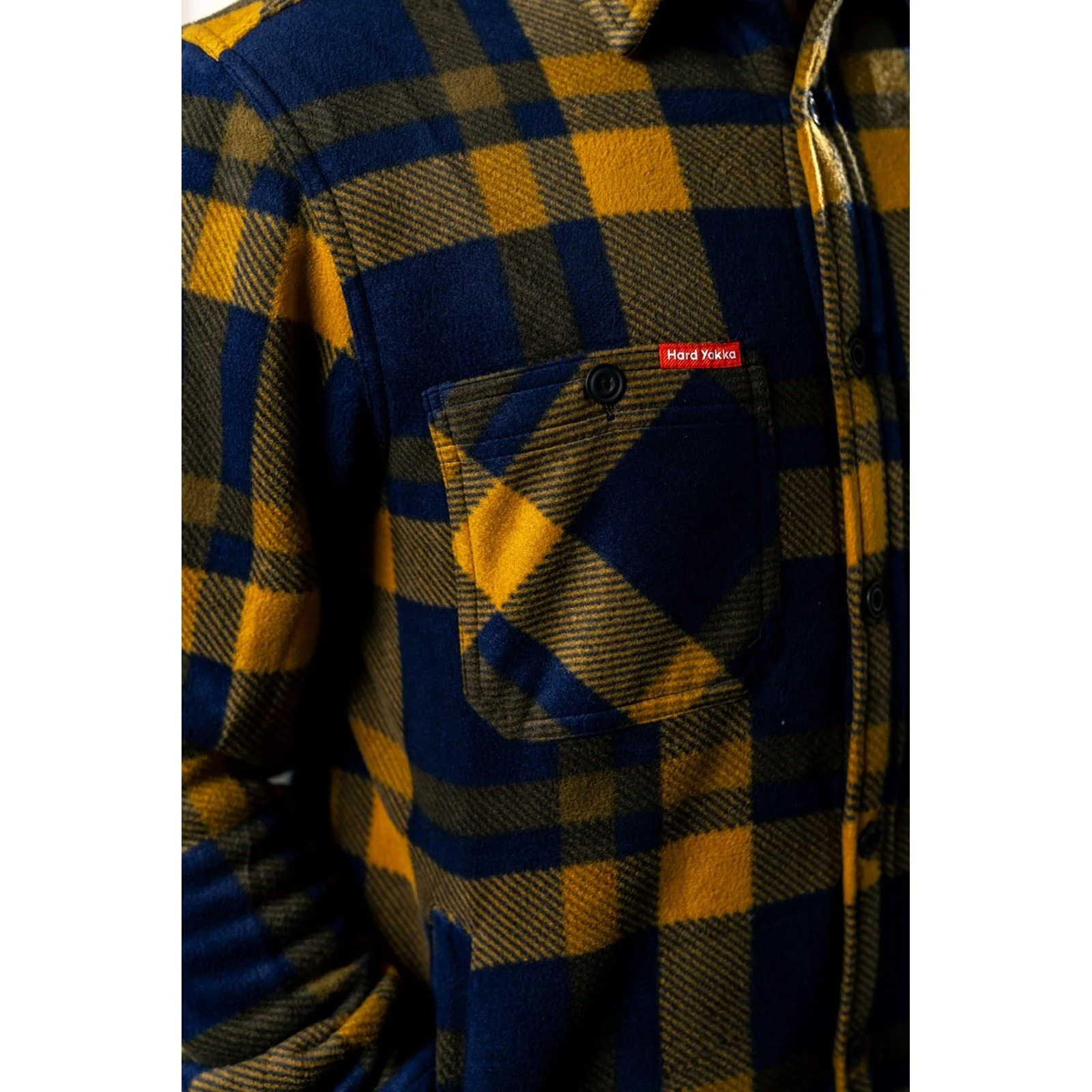 Hard Yakka Men's Sherpa Jacket in Oak - Image 7