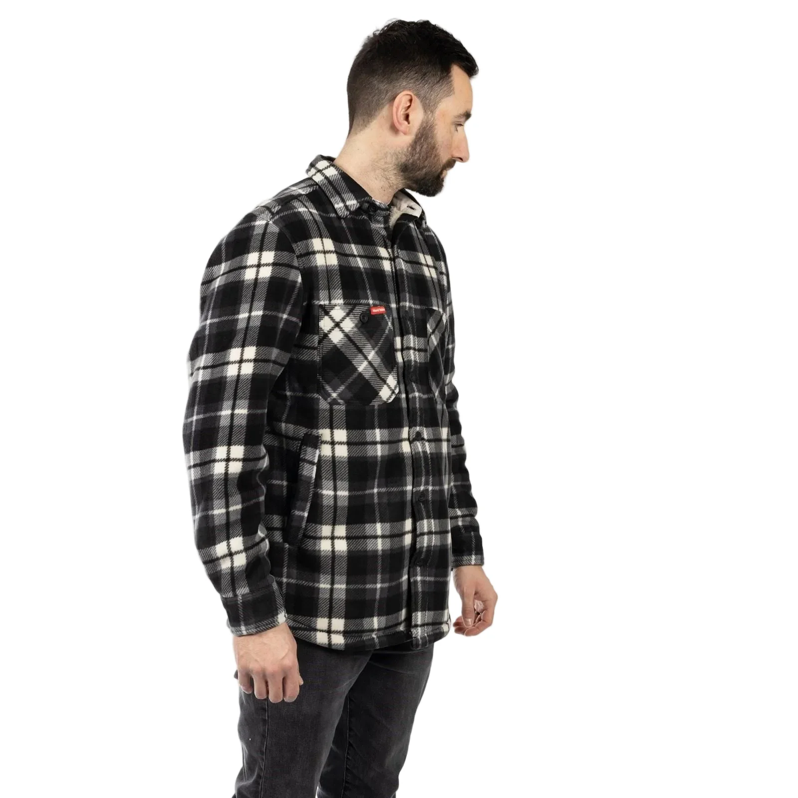 Hard Yakka Men's Sherpa Jacket in Tornado - Image 3