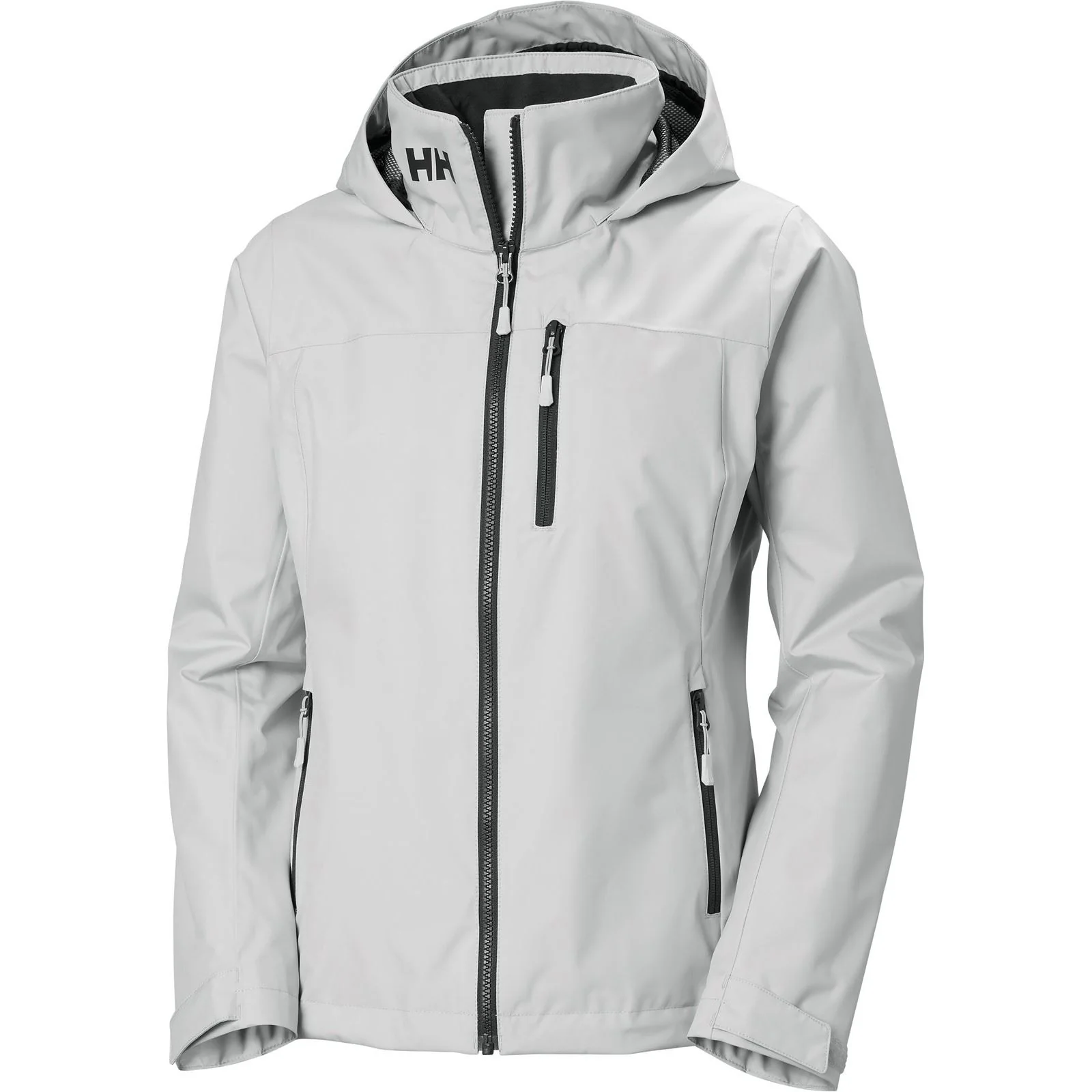 Helly Hansen Sport Crew Hooded Midlayer Sailing 2.0 Women's Grey Sailing Jacket - Image 3