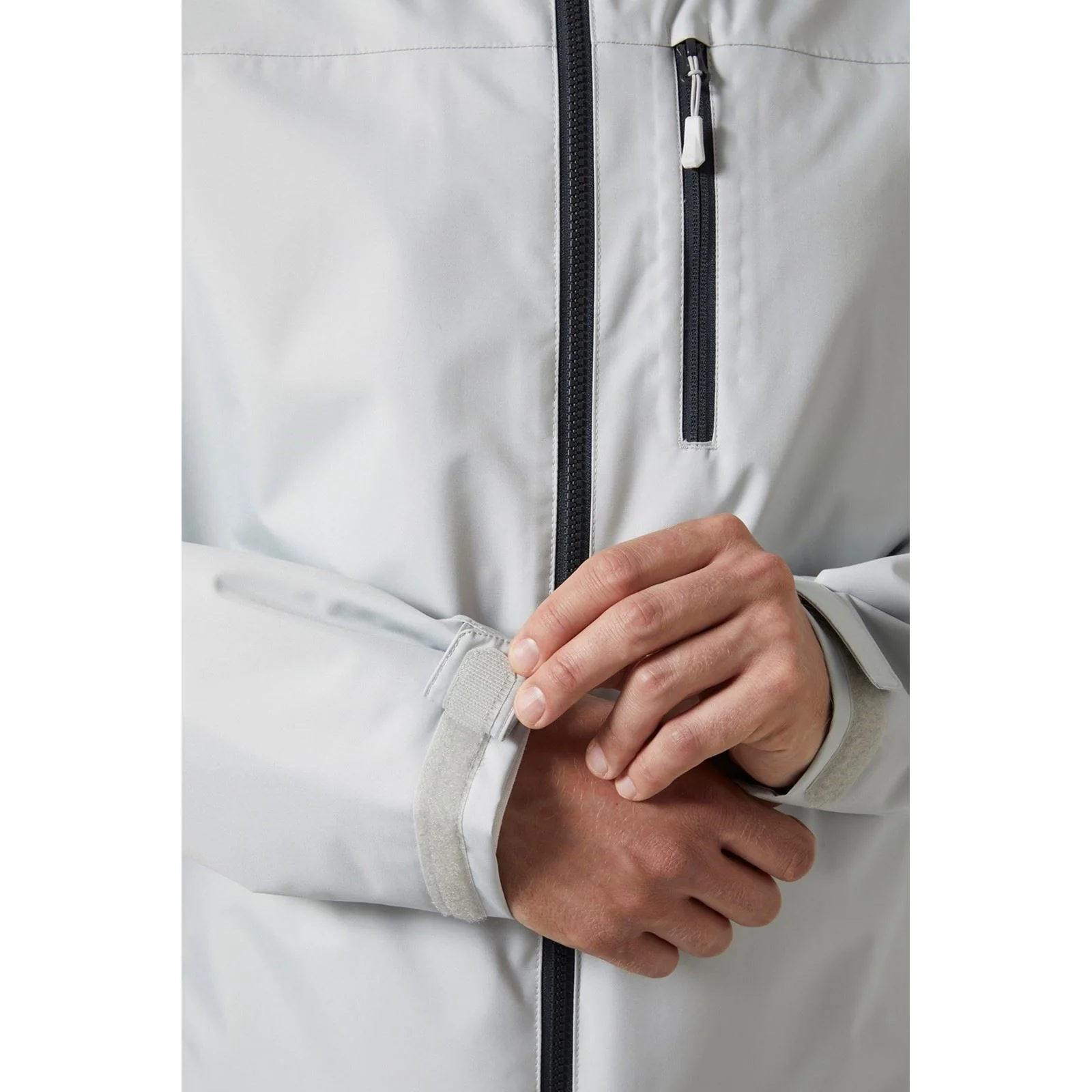 Helly Hansen Sport Crew Hooded Midlayer Sailing 2.1 Men's Grey Sailing Jacket - Image 7