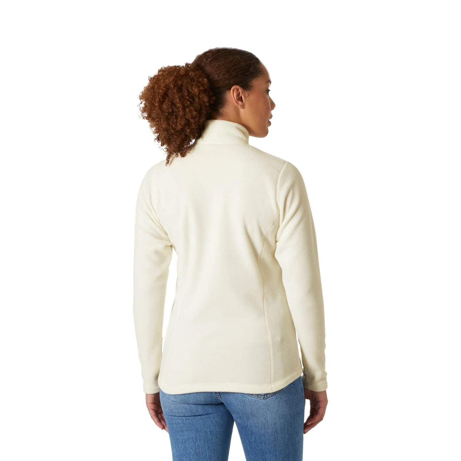 Helly Hansen Sport Daybreaker 1/2 Zip Polyester Women's White Fleece Pullover - Image 7