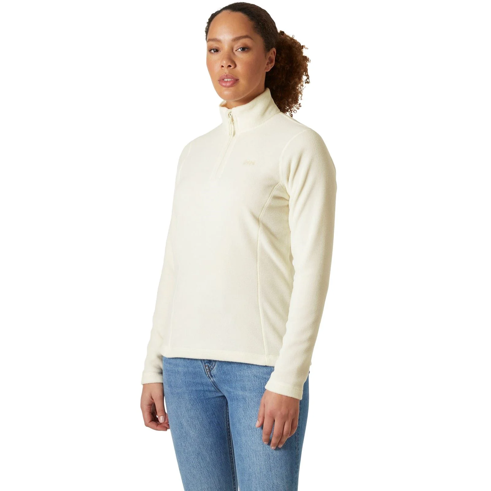 Helly Hansen Sport Daybreaker 1/2 Zip Polyester Women's White Fleece Pullover - Image 8