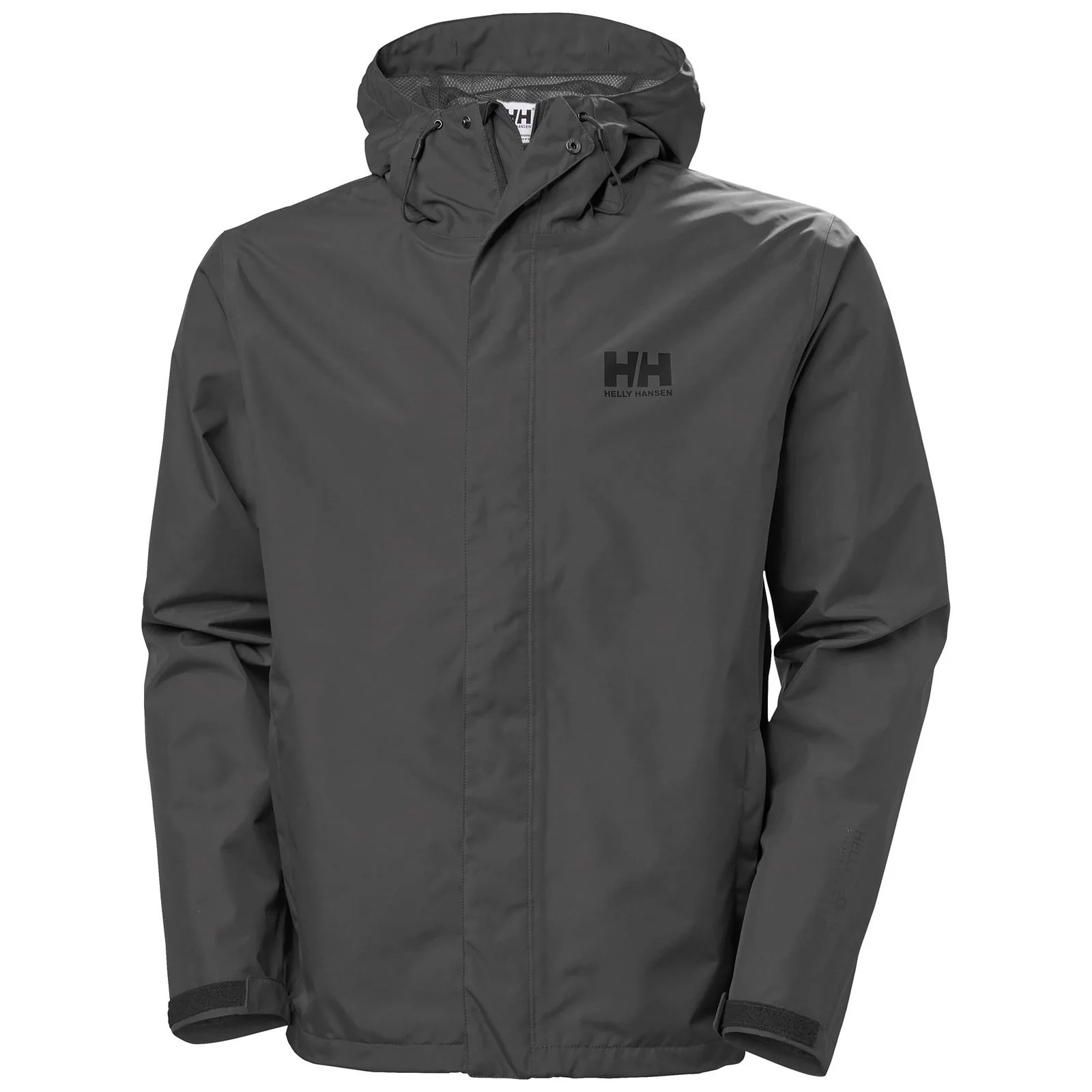 Helly Hansen Sport Seven J Men's Grey Rain Jacket - Image 3