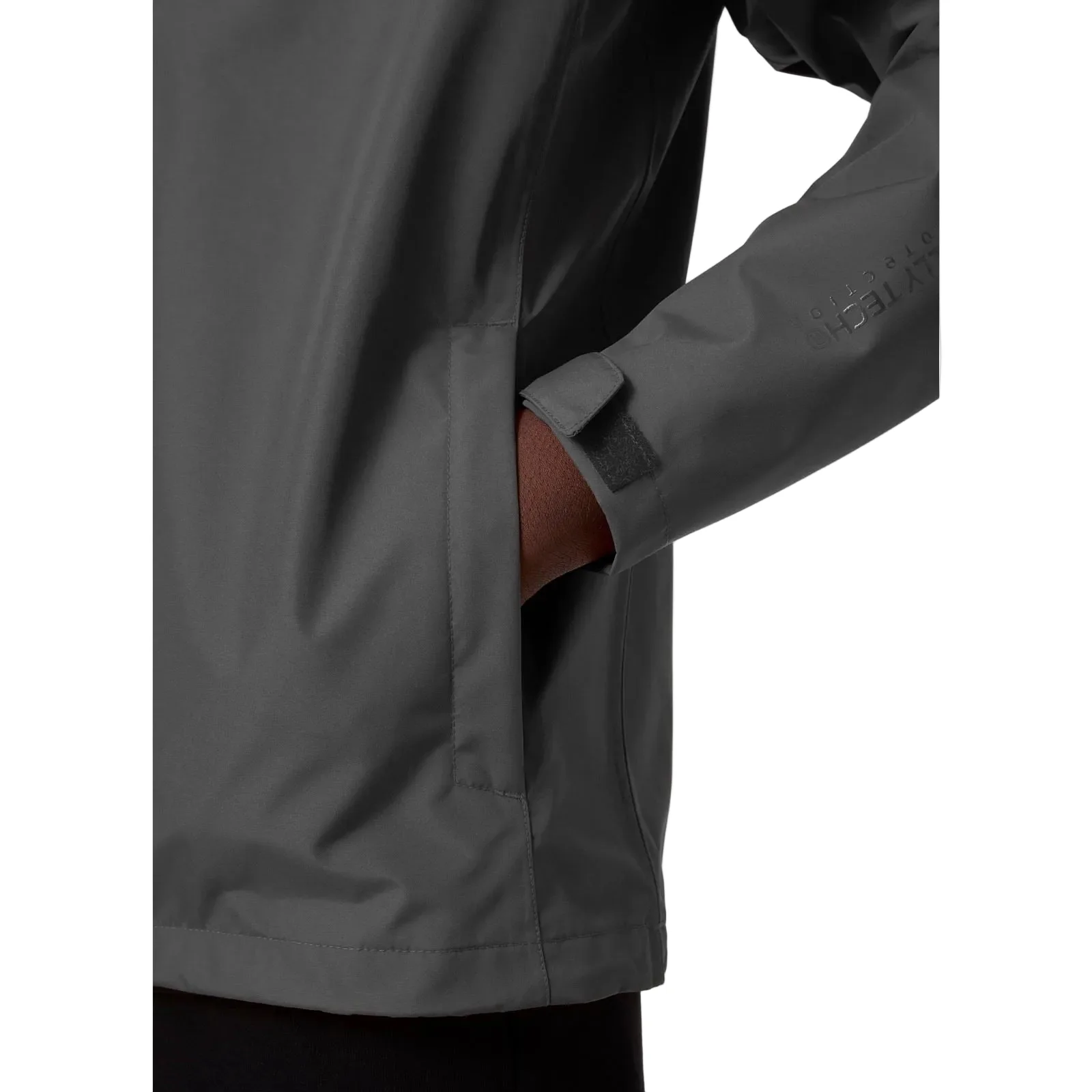 Helly Hansen Sport Seven J Men's Grey Rain Jacket - Image 6