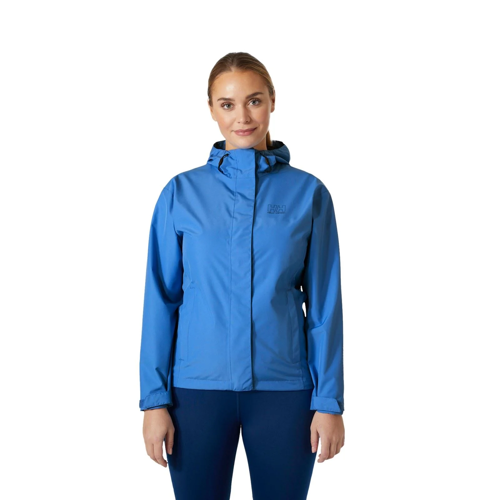 Helly Hansen Sport Seven J Women's Blue Rain Jacket - Image 8