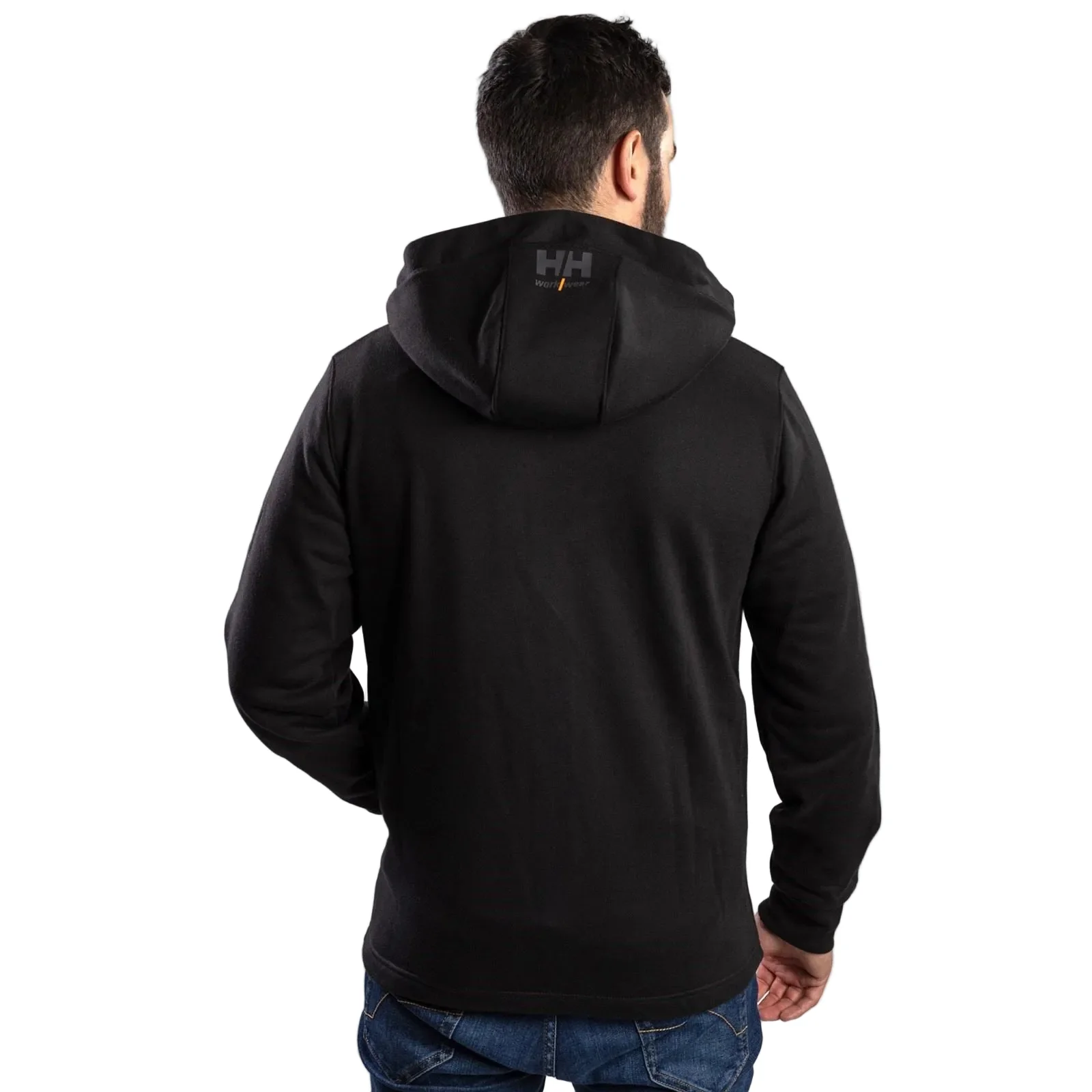 Helly Hansen Workwear Chelsea Evolution Cotton Men's Black Hooded Sweatshirt - Image 2
