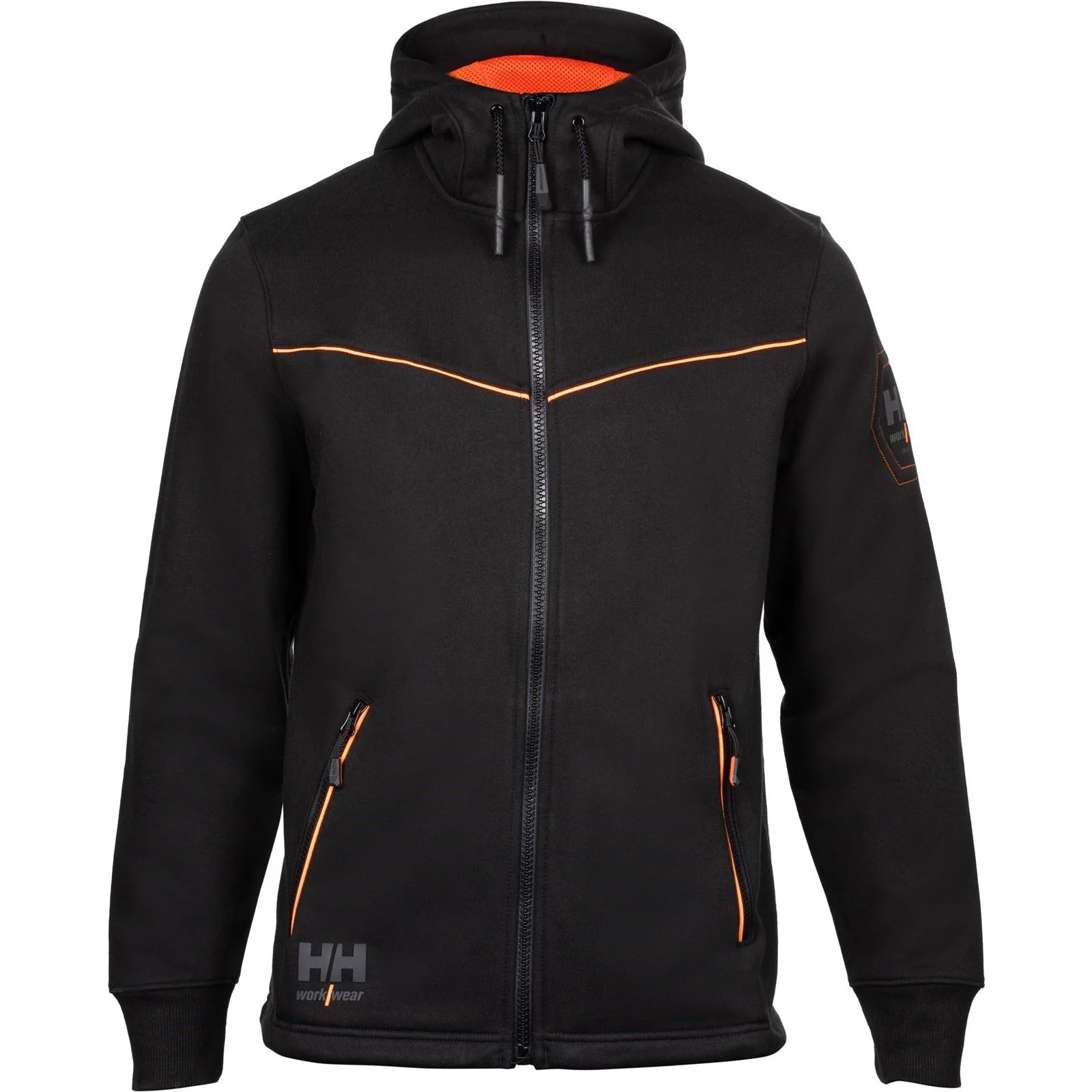 Helly Hansen Workwear Chelsea Evolution Cotton Men's Black Hooded Sweatshirt - Image 5