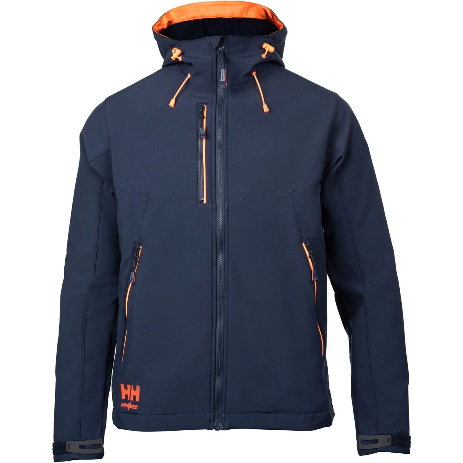 Helly Hansen Workwear Chelsea Evolution Softs Polyester Unisex Adults Blue Hooded Sweatshirt - Image 5