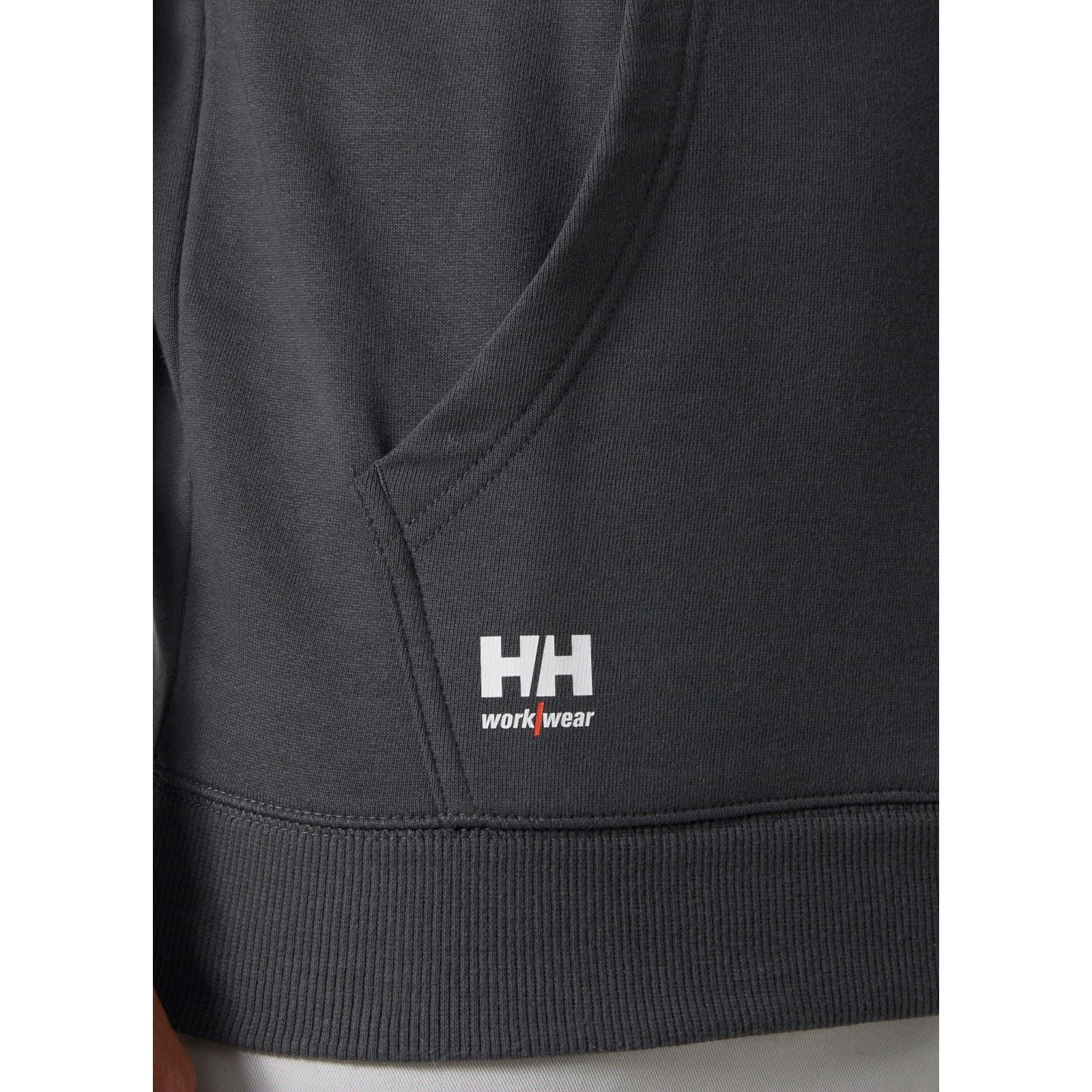 Helly Hansen Workwear Men's Classic Hoodie in Dark Grey - Image 5