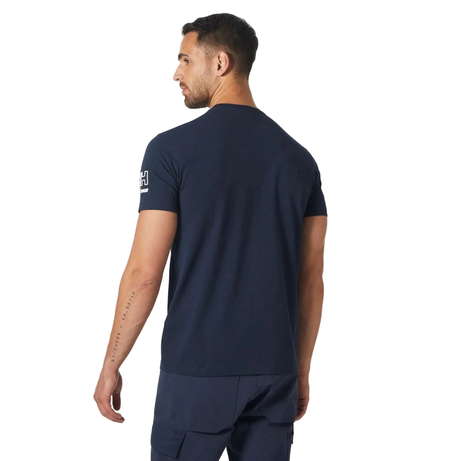 Helly Hansen Workwear Kensington Cotton Men's Blue T-Shirt - Image 2